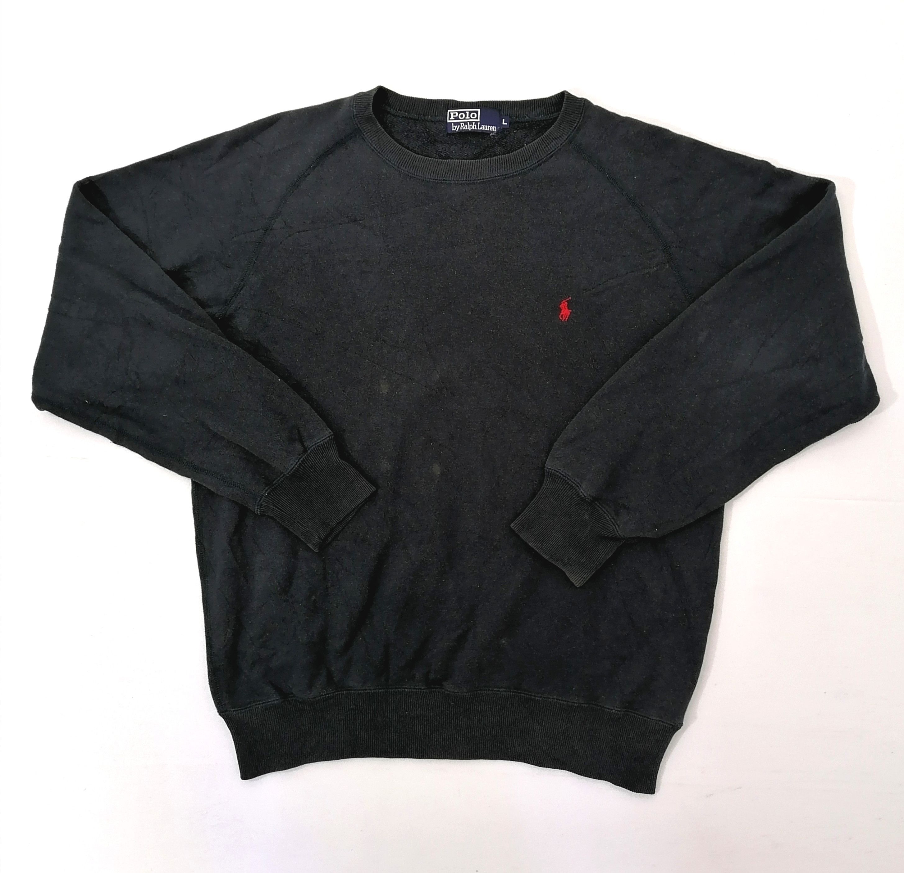 Polo Ralph Lauren Vintage Polo Ralph Lauren Plain Sweatshirt Size US L / EU 52-54 / 3 - 1 Thumbnail