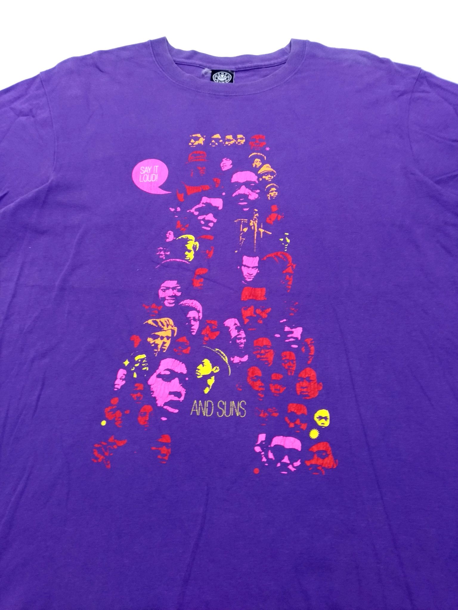 ANDSUNS × Japanese Brand RARE! ANDSUNS "SAY IT LOUD!" T-SHIRT Size US L / EU 52-54 / 3 - 4 Thumbnail
