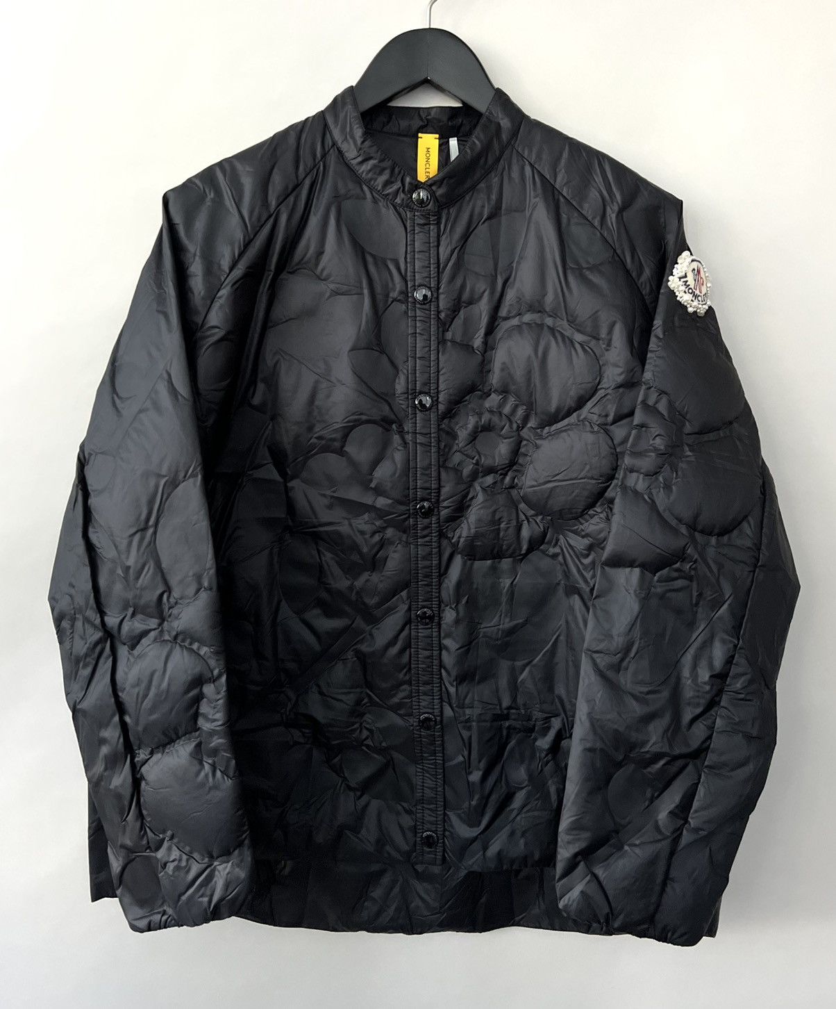 image of $2.2K Moncler x Simone Rocha Genius Padded Jacket in Black, Women's (Size Large)