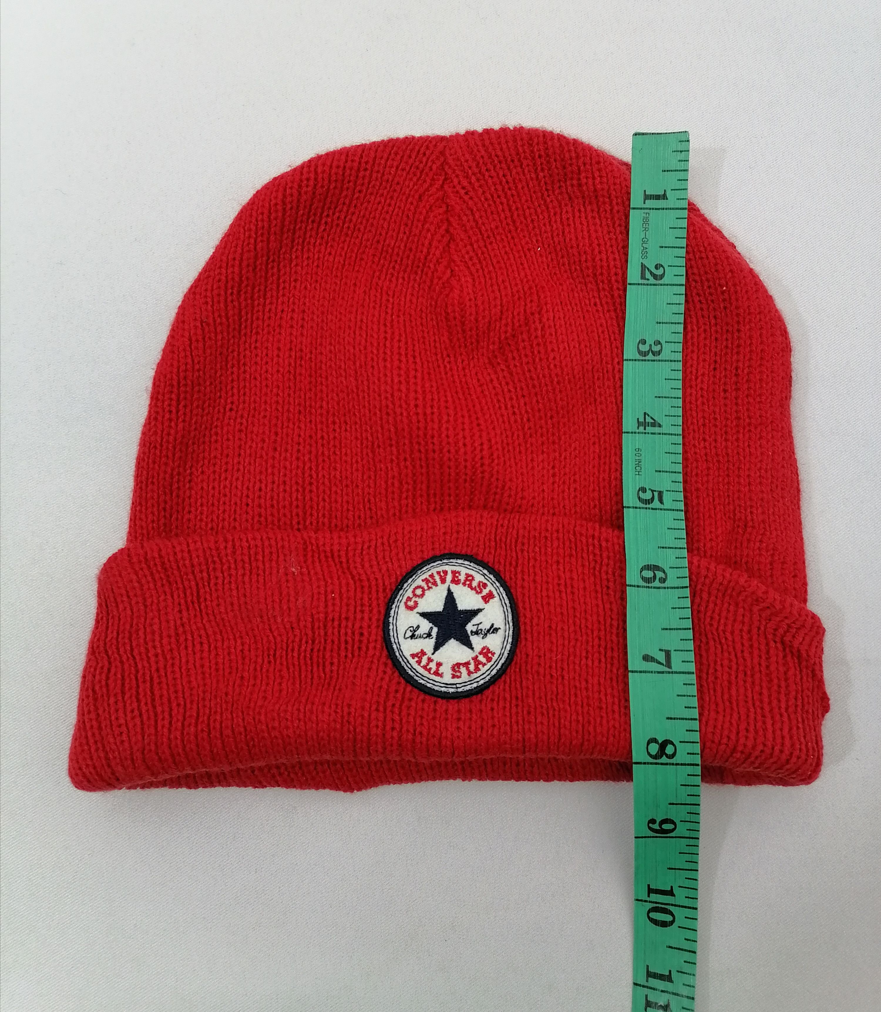 Converse × Vintage Converse Embroidered Beanie Hat Size ONE SIZE - 3 Thumbnail