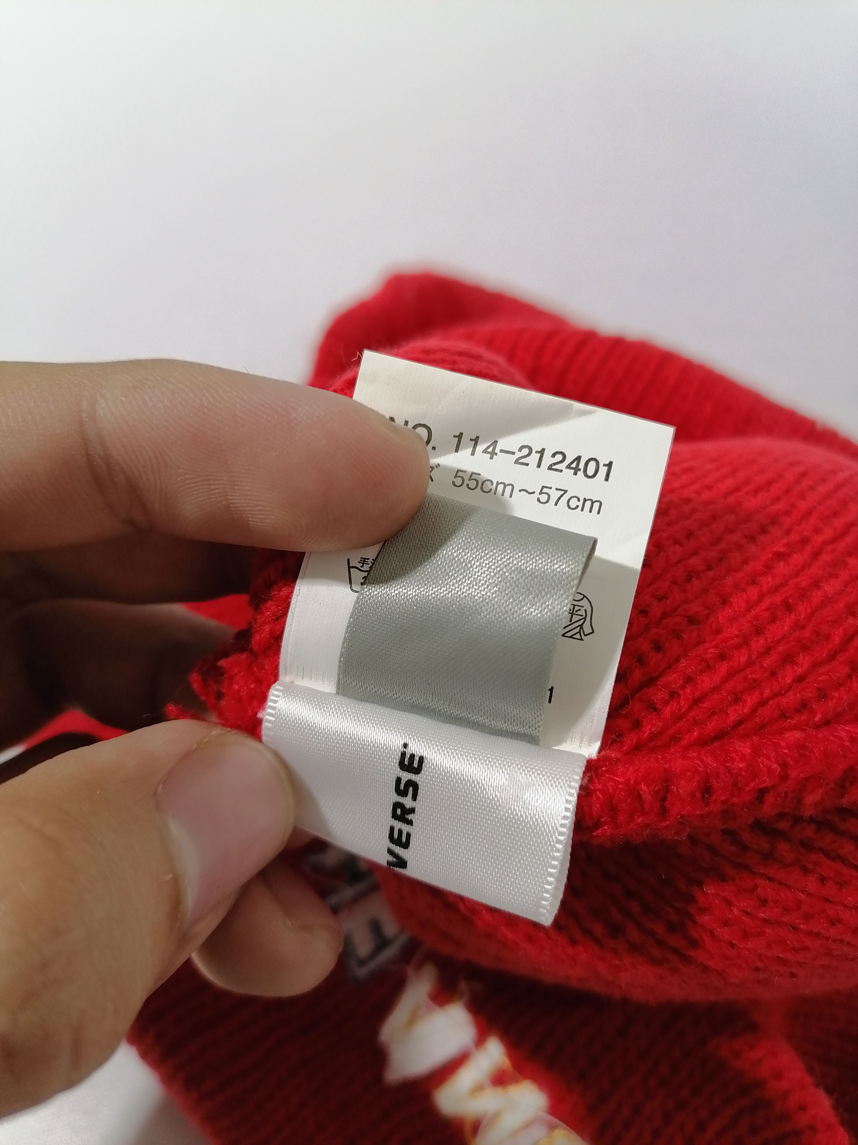 Converse × Vintage Converse Embroidered Beanie Hat Size ONE SIZE - 7 Thumbnail