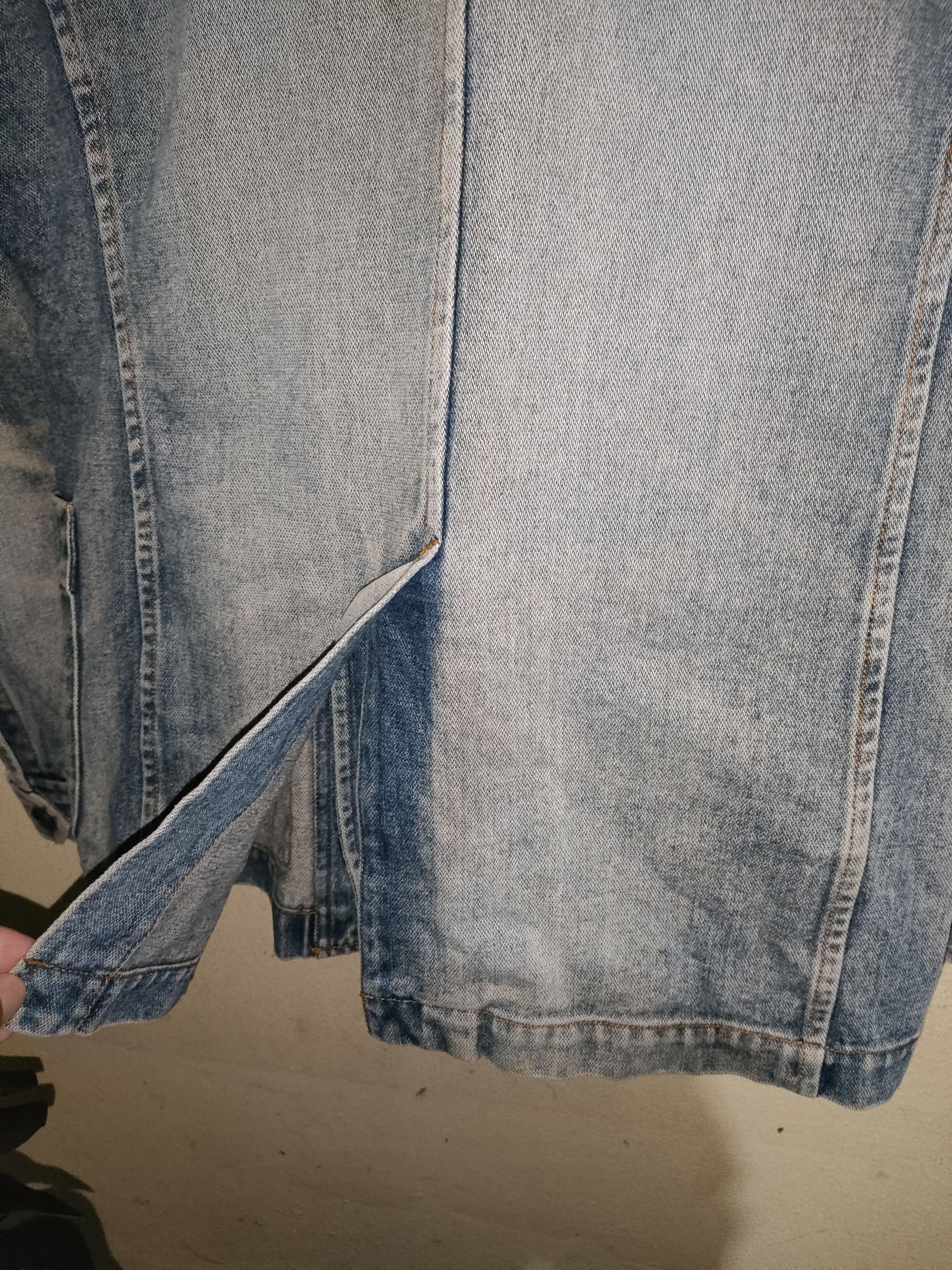 Other A.B.X Double Breast Distressed Denim Jacket Size US S / EU 44-46 / 1 - 2 Thumbnail