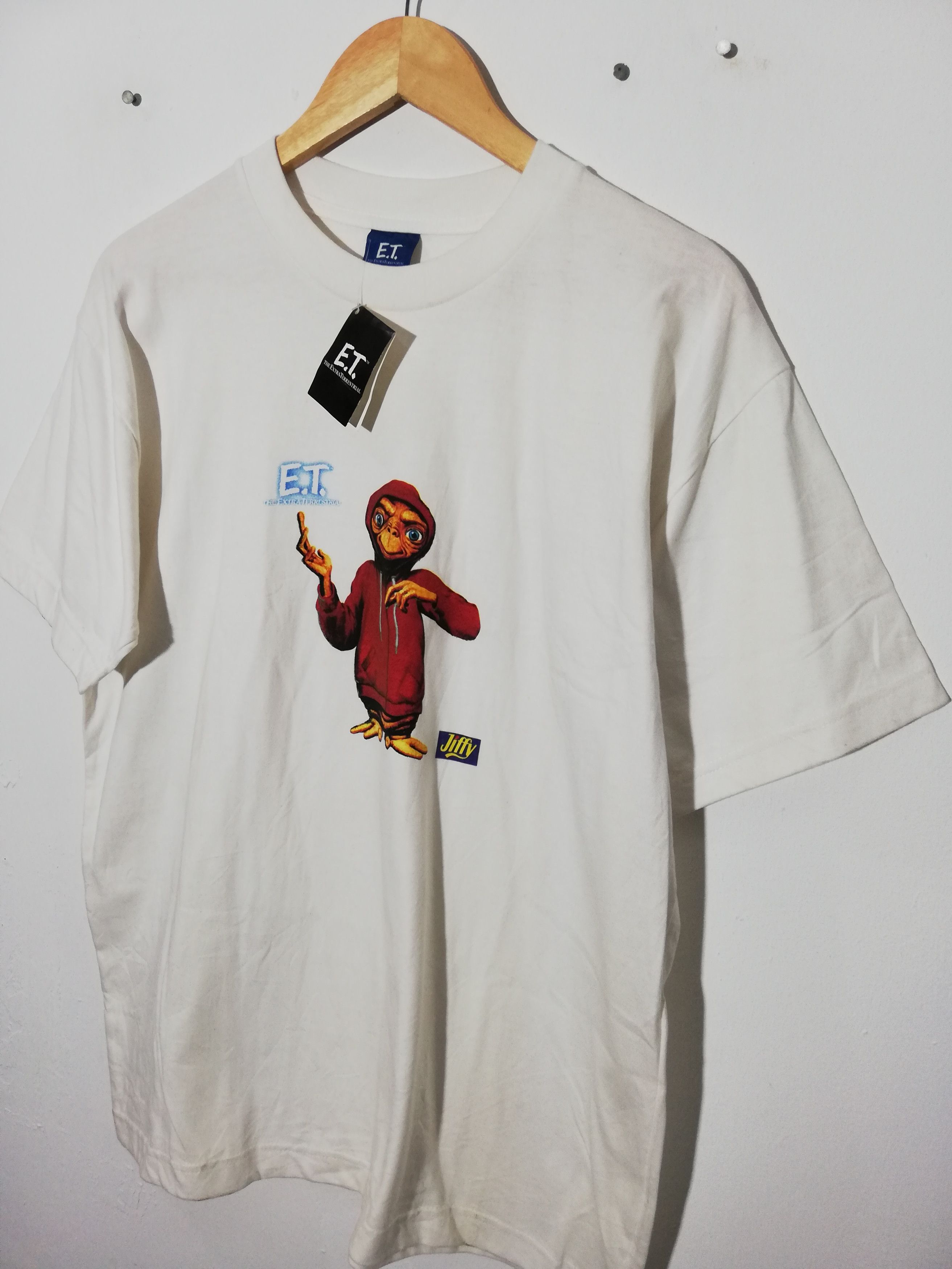 Universal Studios E.T. The Extra Terrestrial White T-Shirt Size US L / EU 52-54 / 3 - 3 Thumbnail