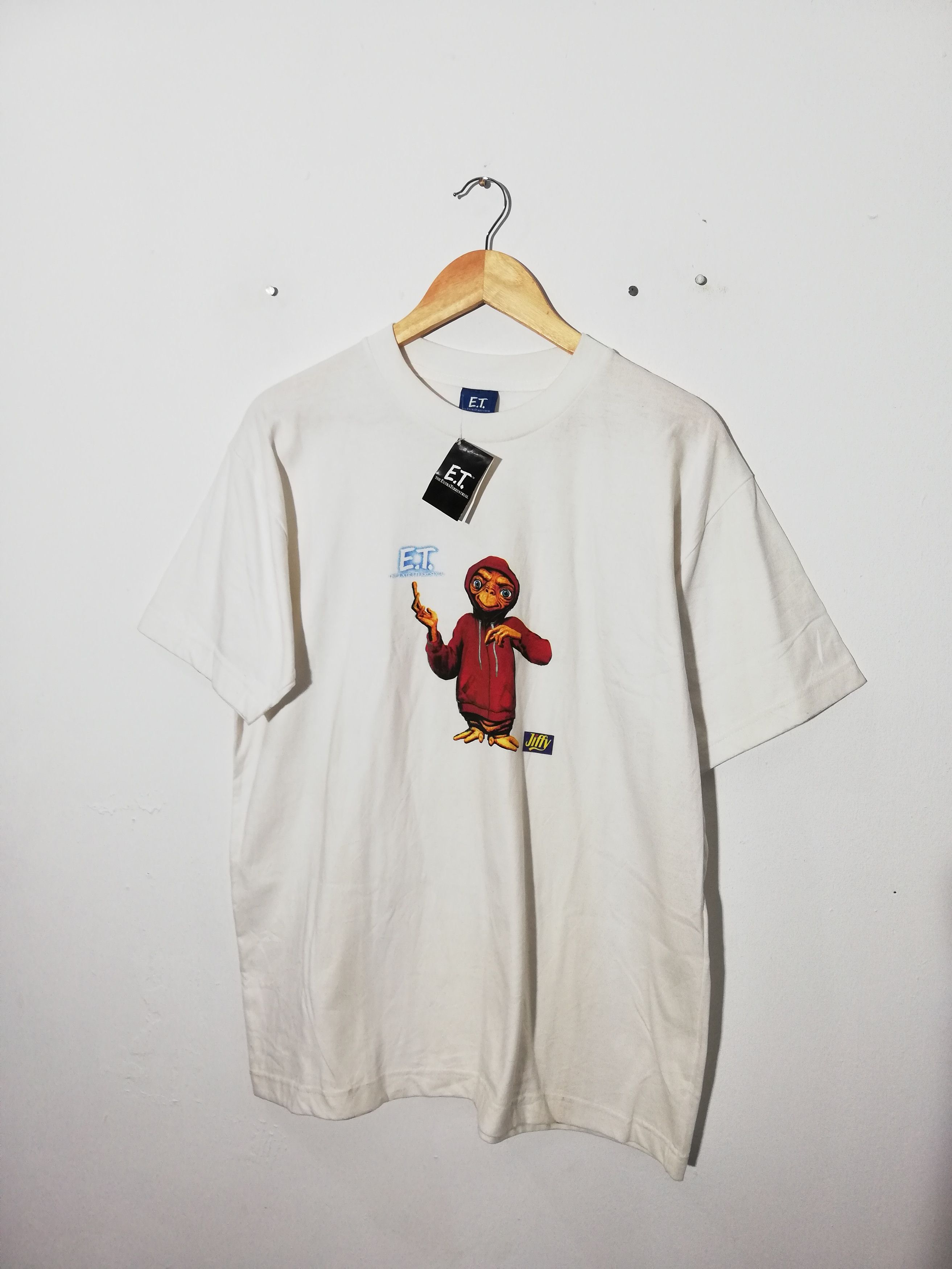 Universal Studios E.T. The Extra Terrestrial White T-Shirt Size US L / EU 52-54 / 3 - 1 Thumbnail