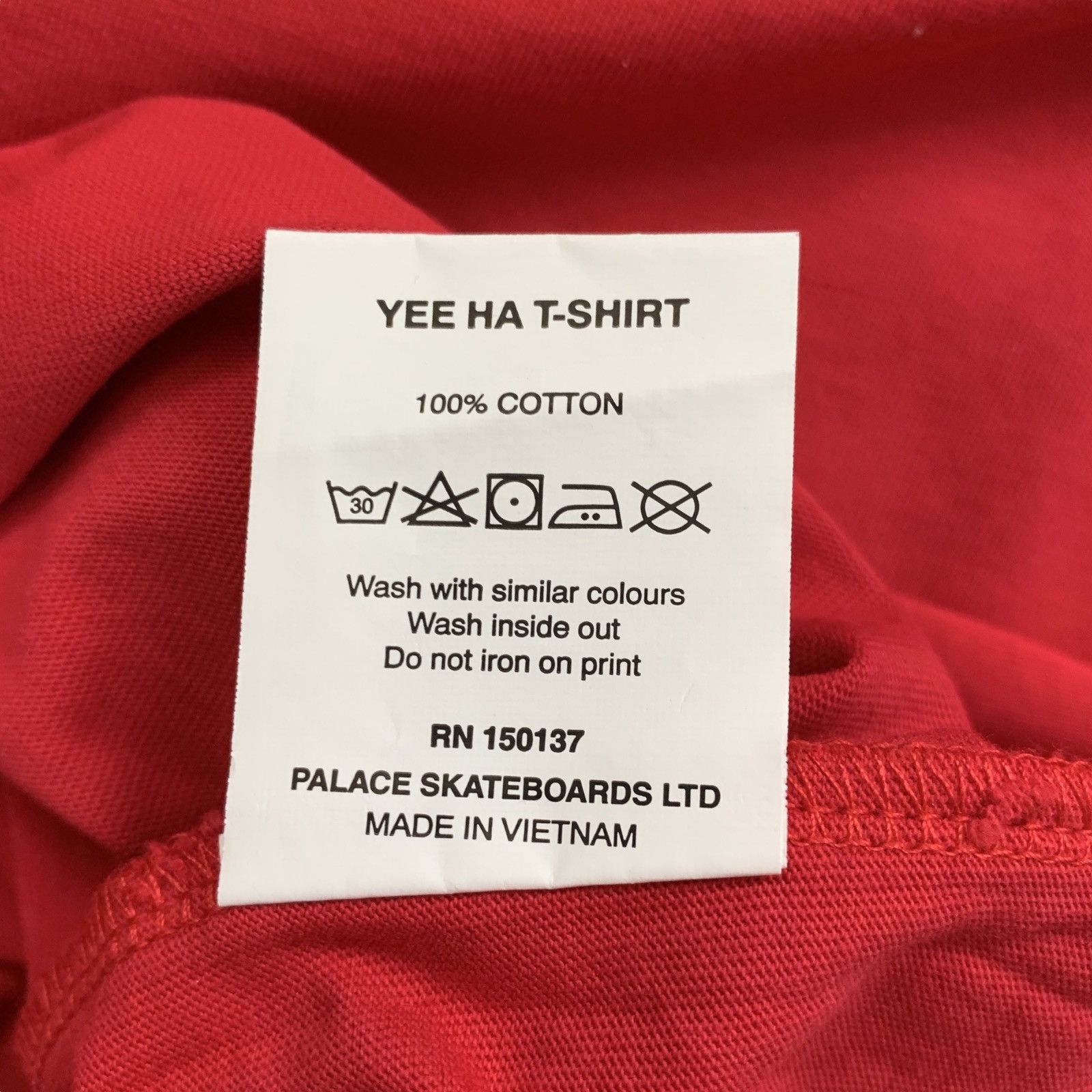 Palace Palace Yee Ha Tee Shirt Red NYC EXCLUSIVE Size US XL / EU 56 / 4 - 5 Thumbnail