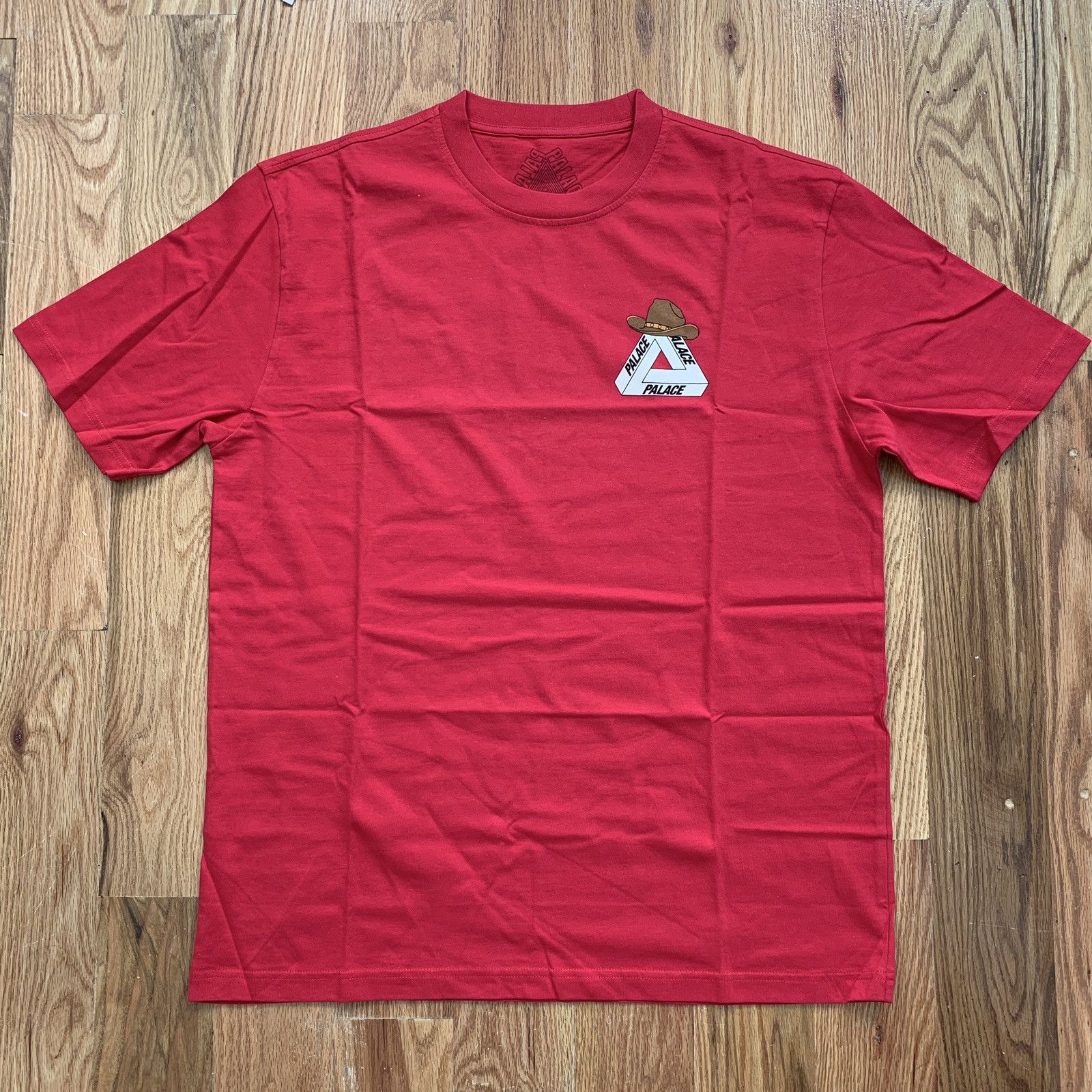 Palace Palace Yee Ha Tee Shirt Red NYC EXCLUSIVE Size US XL / EU 56 / 4 - 2 Thumbnail
