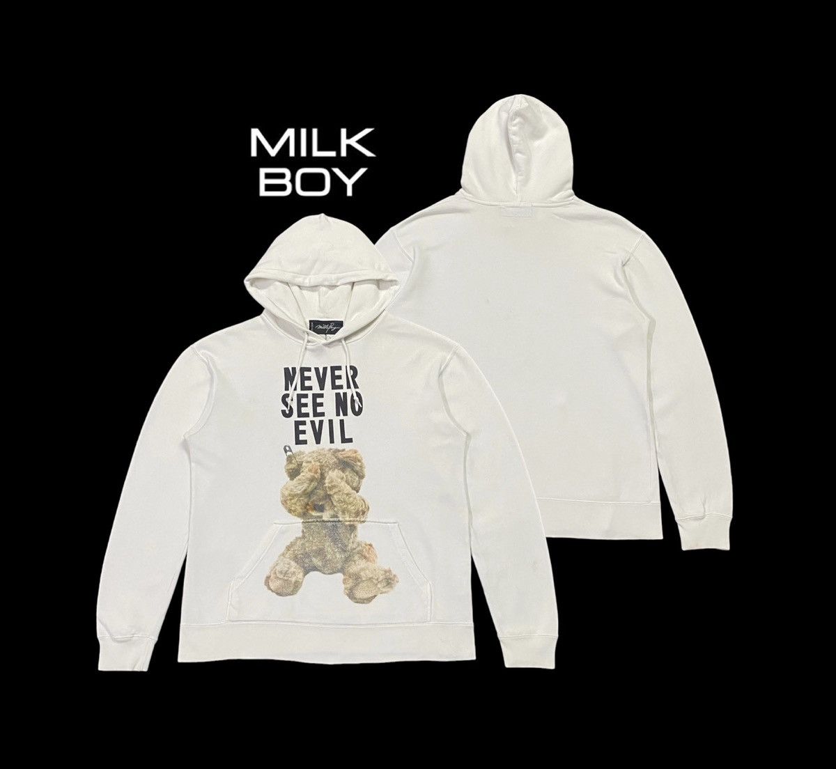 20471120 Milk Boy Never See No Evil Hoodie Size US M / EU 48-50 / 2 - 1 Thumbnail
