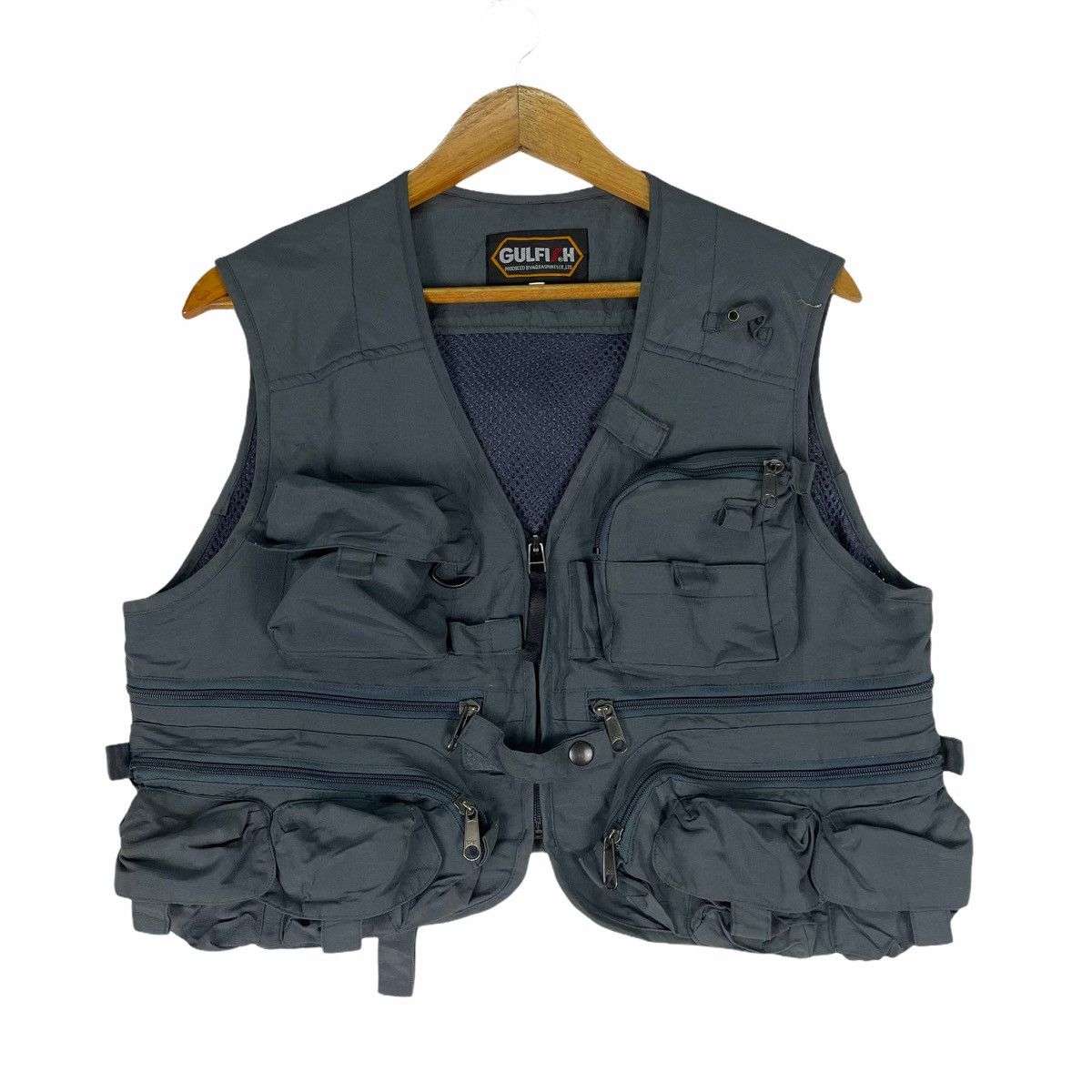 Japanese Brand ⚡️GULFISH Fishing Gear Vest Multi Pocket Size US M / EU 48-50 / 2 - 1 Thumbnail