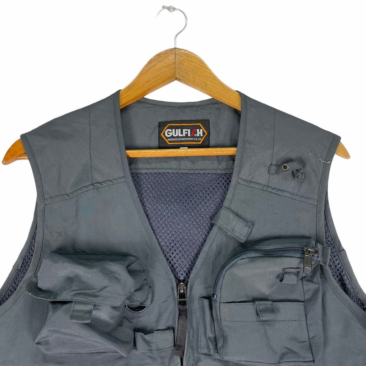 Japanese Brand ⚡️GULFISH Fishing Gear Vest Multi Pocket Size US M / EU 48-50 / 2 - 2 Thumbnail