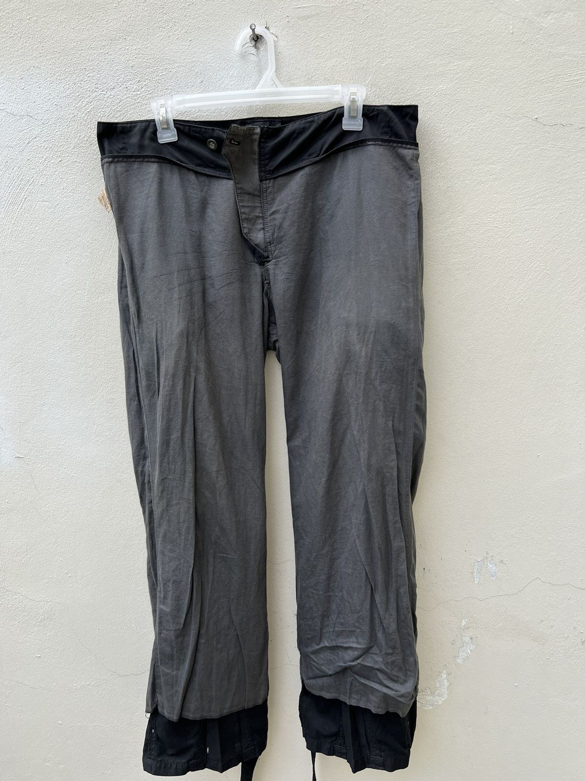 The Viridi-anne × Vintage The Viridi Anne Japan Sun Fade Black Waxed Parachute Trouser Size US 32 / EU 48 - 23 Thumbnail