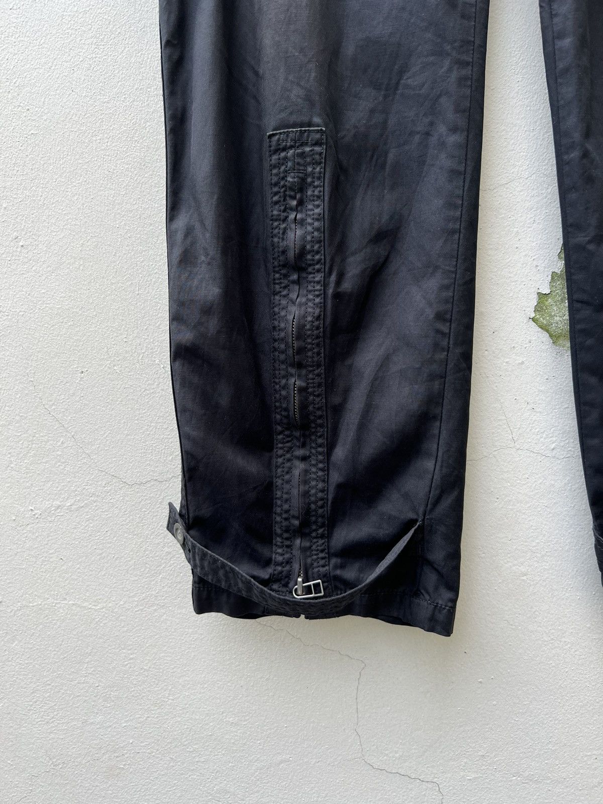 The Viridi-anne × Vintage The Viridi Anne Japan Sun Fade Black Waxed Parachute Trouser Size US 32 / EU 48 - 9 Thumbnail