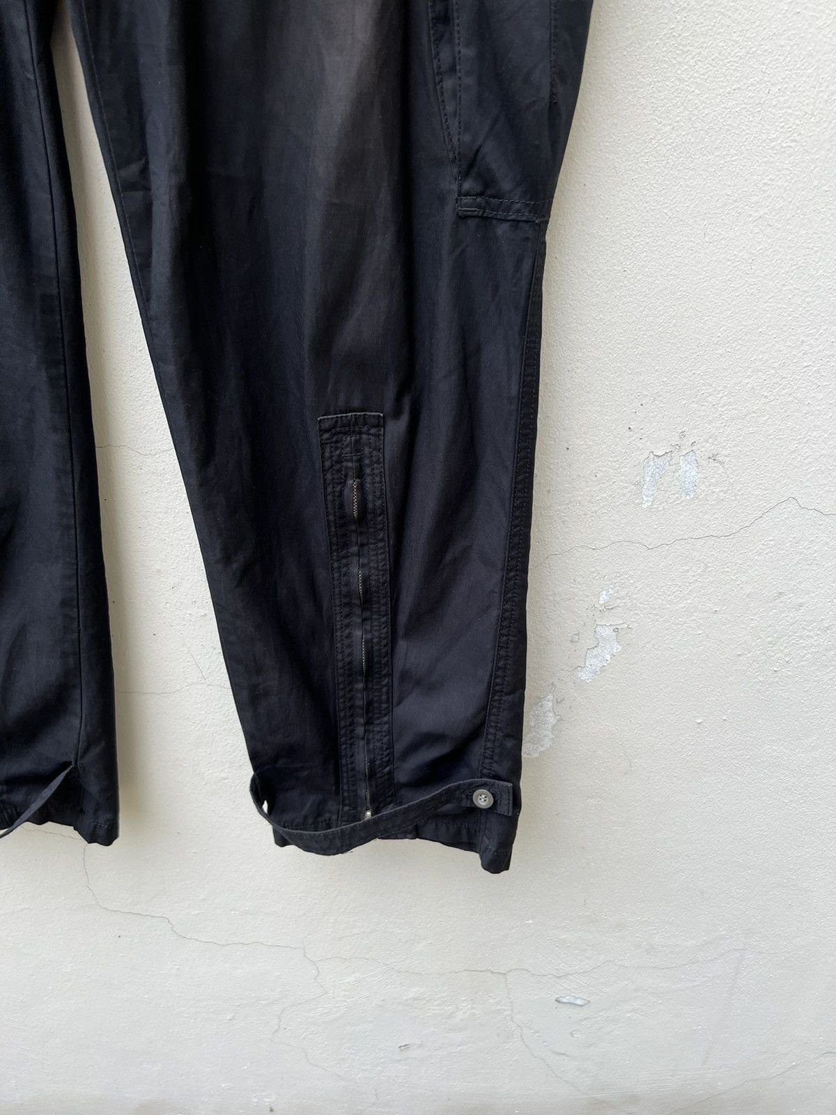 The Viridi-anne × Vintage The Viridi Anne Japan Sun Fade Black Waxed Parachute Trouser Size US 32 / EU 48 - 12 Thumbnail