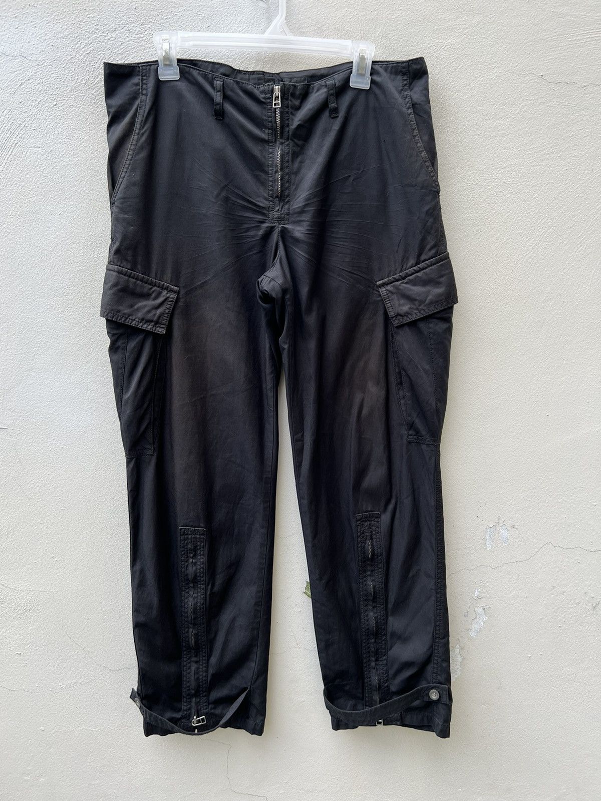 The Viridi-anne × Vintage The Viridi Anne Japan Sun Fade Black Waxed Parachute Trouser Size US 32 / EU 48 - 6 Thumbnail