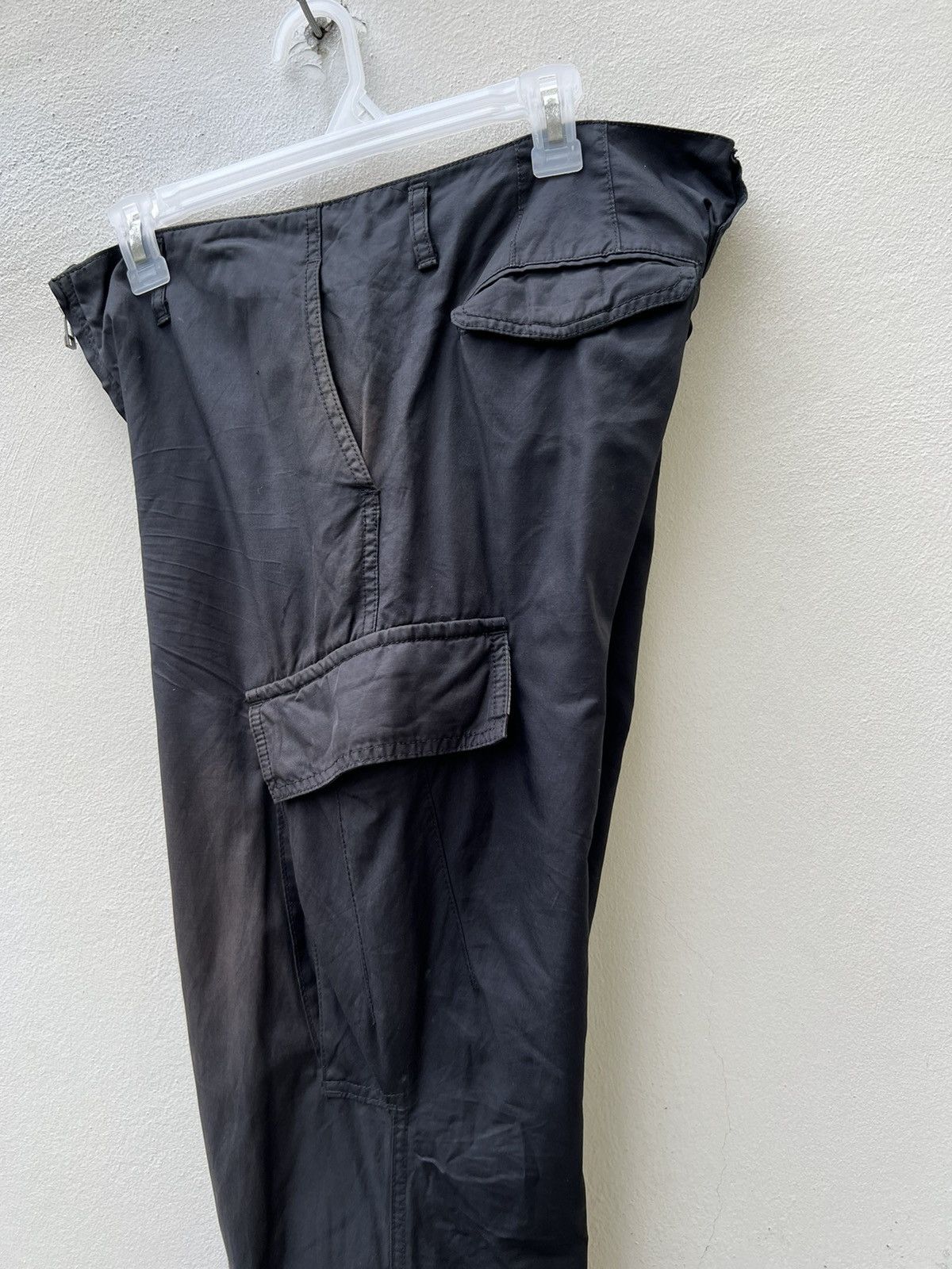 The Viridi-anne × Vintage The Viridi Anne Japan Sun Fade Black Waxed Parachute Trouser Size US 32 / EU 48 - 22 Thumbnail