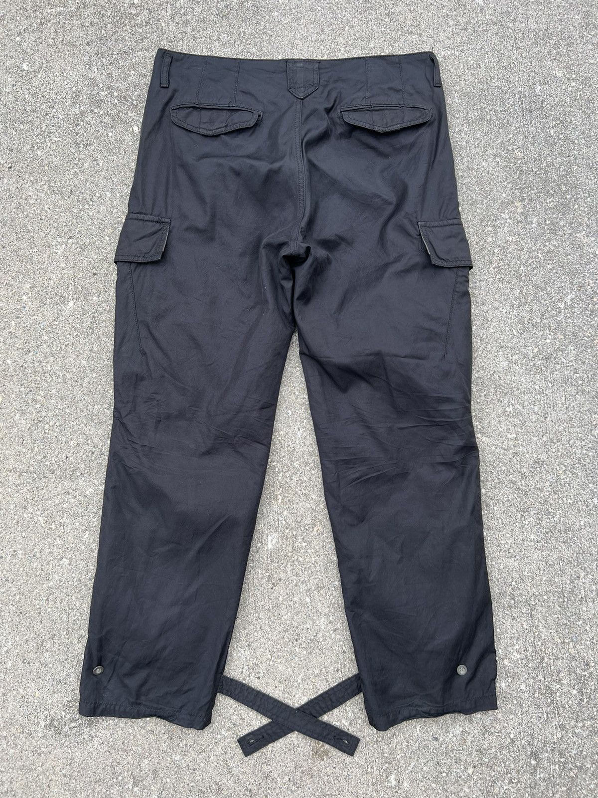 The Viridi-anne × Vintage The Viridi Anne Japan Sun Fade Black Waxed Parachute Trouser Size US 32 / EU 48 - 5 Thumbnail
