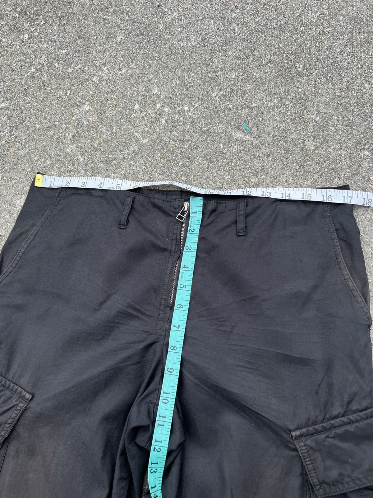 The Viridi-anne × Vintage The Viridi Anne Japan Sun Fade Black Waxed Parachute Trouser Size US 32 / EU 48 - 2 Thumbnail