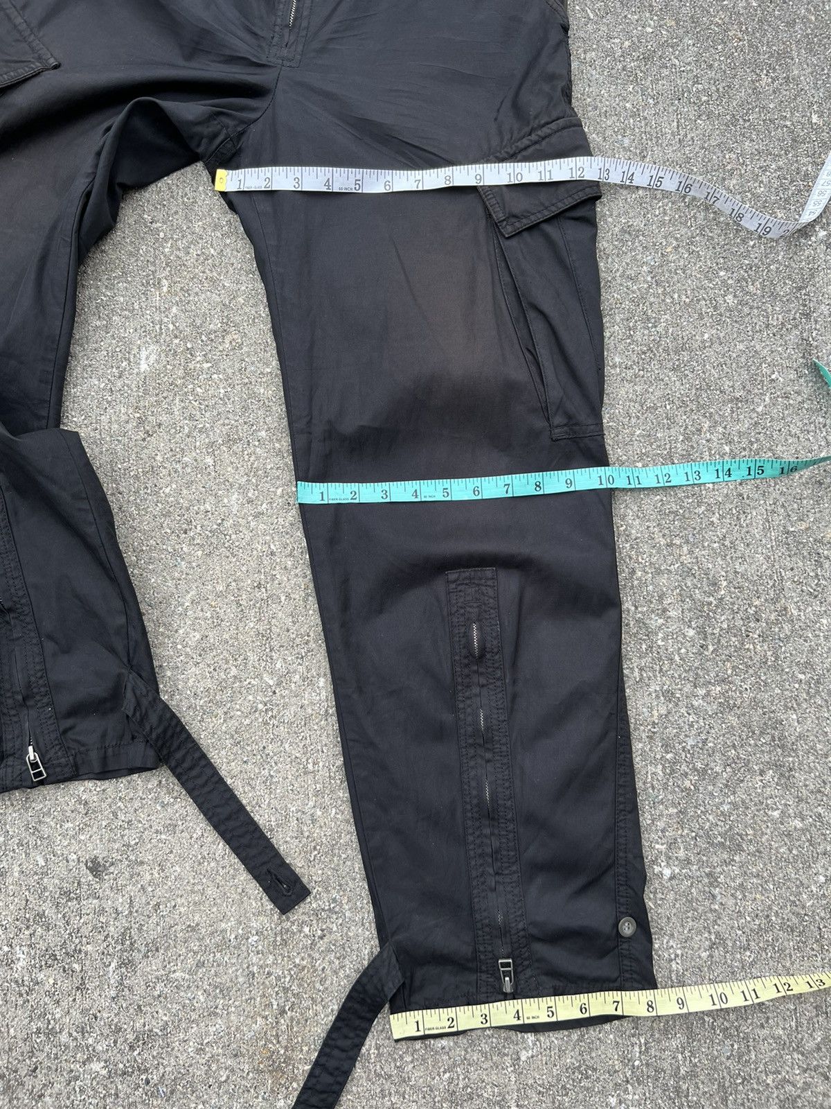 The Viridi-anne × Vintage The Viridi Anne Japan Sun Fade Black Waxed Parachute Trouser Size US 32 / EU 48 - 3 Thumbnail