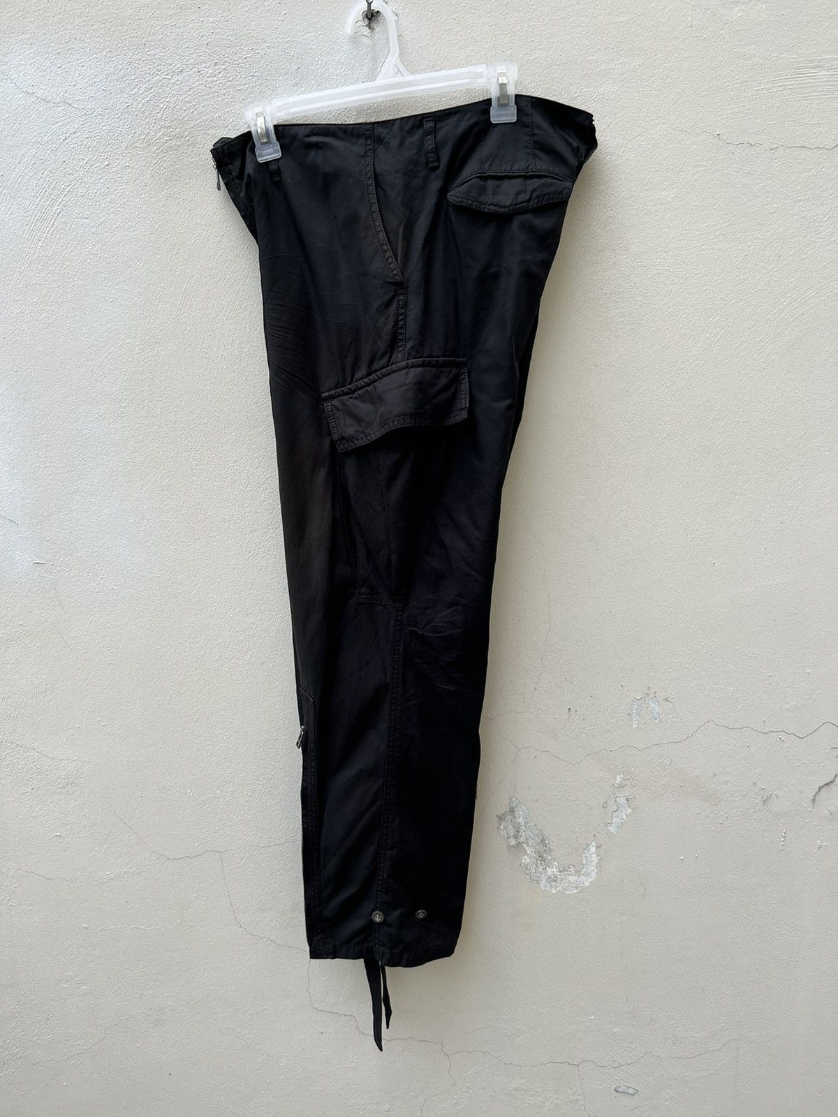 The Viridi-anne × Vintage The Viridi Anne Japan Sun Fade Black Waxed Parachute Trouser Size US 32 / EU 48 - 21 Thumbnail