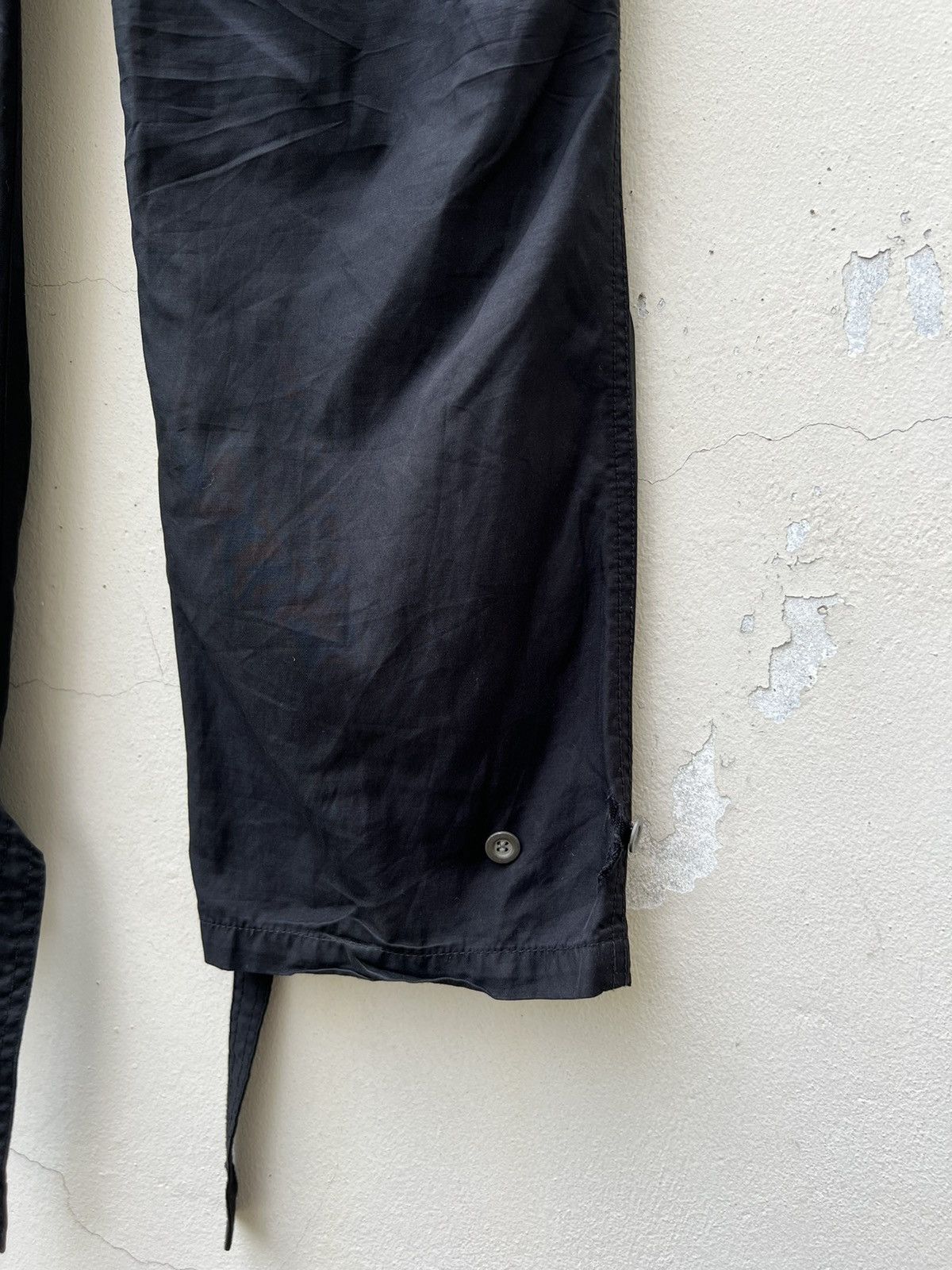The Viridi-anne × Vintage The Viridi Anne Japan Sun Fade Black Waxed Parachute Trouser Size US 32 / EU 48 - 19 Thumbnail