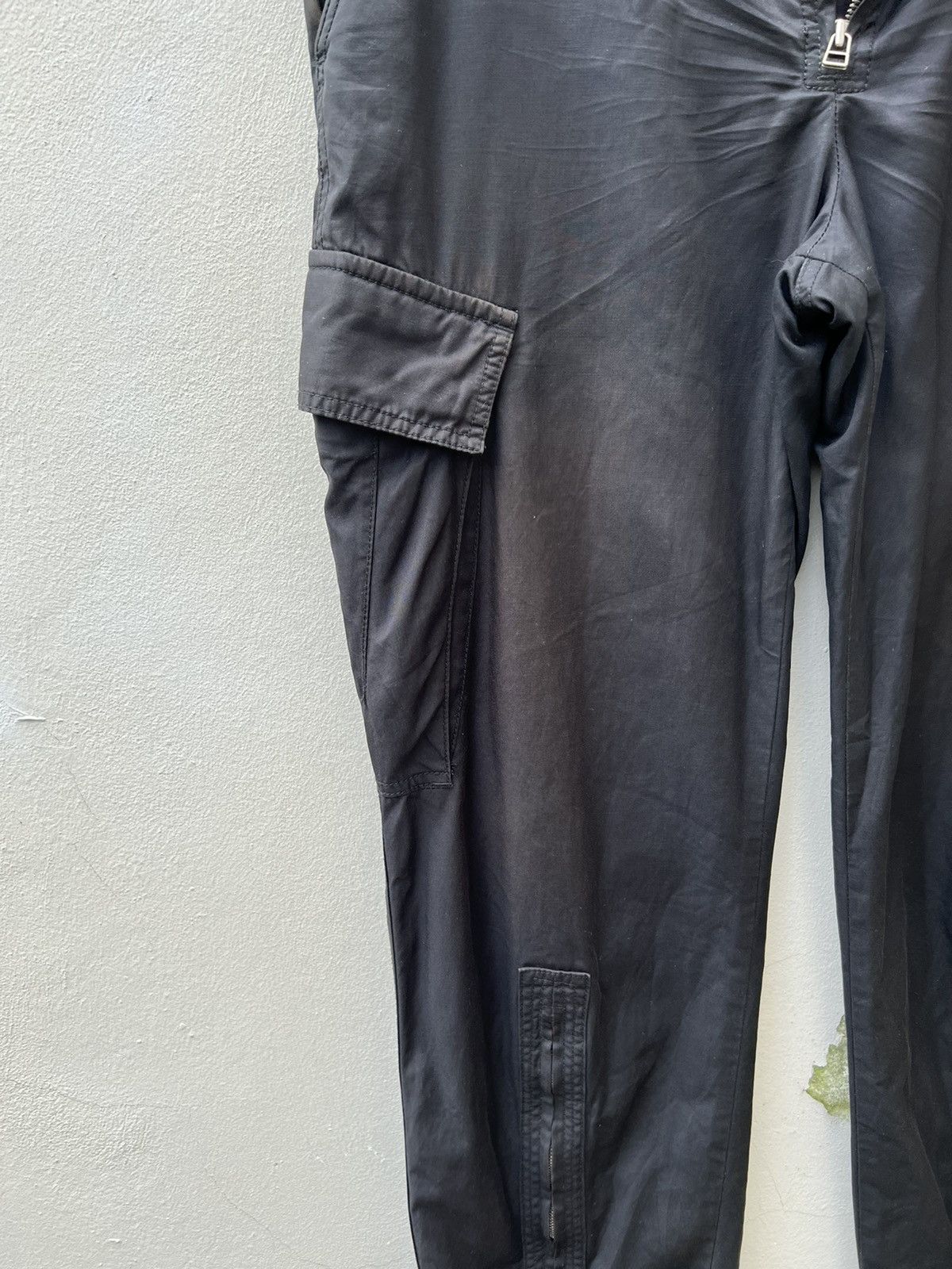 The Viridi-anne × Vintage The Viridi Anne Japan Sun Fade Black Waxed Parachute Trouser Size US 32 / EU 48 - 8 Thumbnail