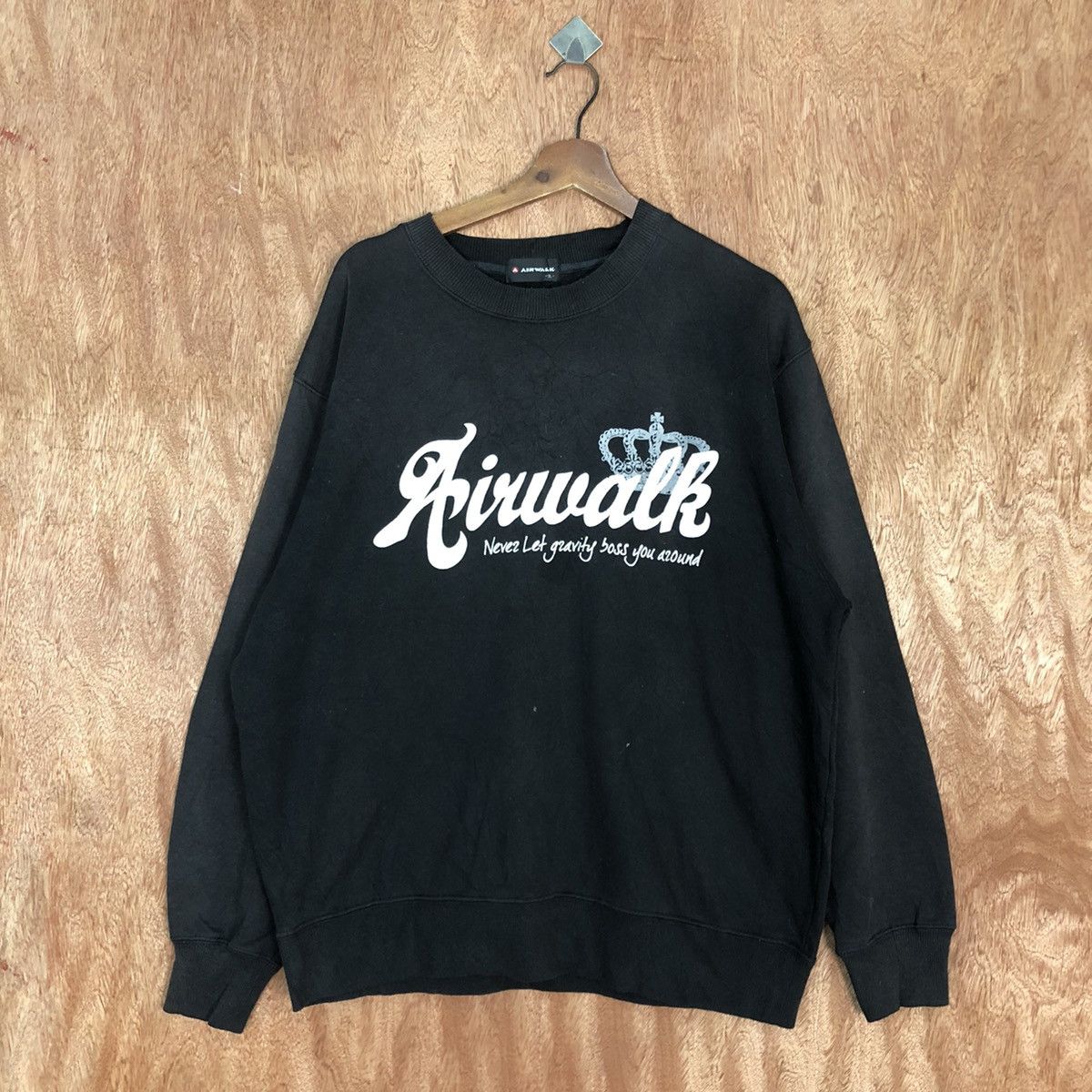 Airwalk Airwalk Black Sweatshirt vintage skater #c866 Size US XL / EU 56 / 4 - 3 Thumbnail