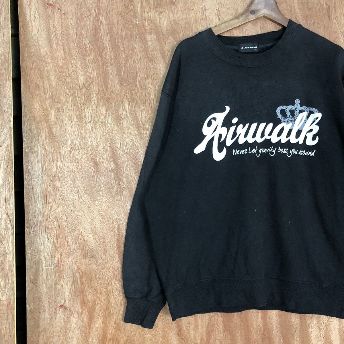 Airwalk Airwalk Black Sweatshirt vintage skater #c866 Size US XL / EU 56 / 4 - 7 Thumbnail