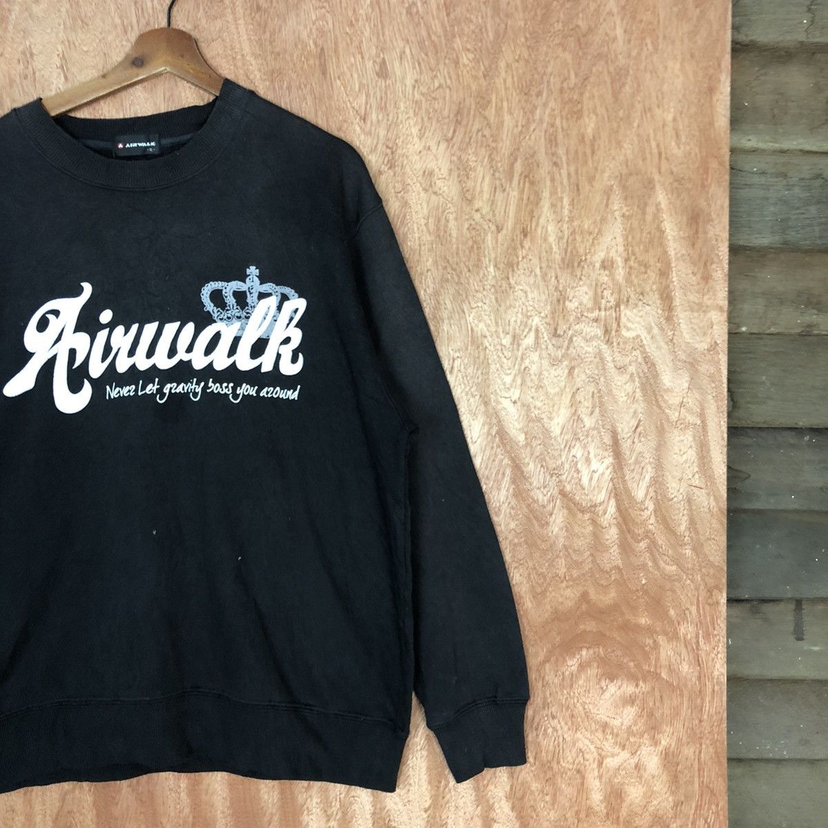 Airwalk Airwalk Black Sweatshirt vintage skater #c866 Size US XL / EU 56 / 4 - 5 Thumbnail