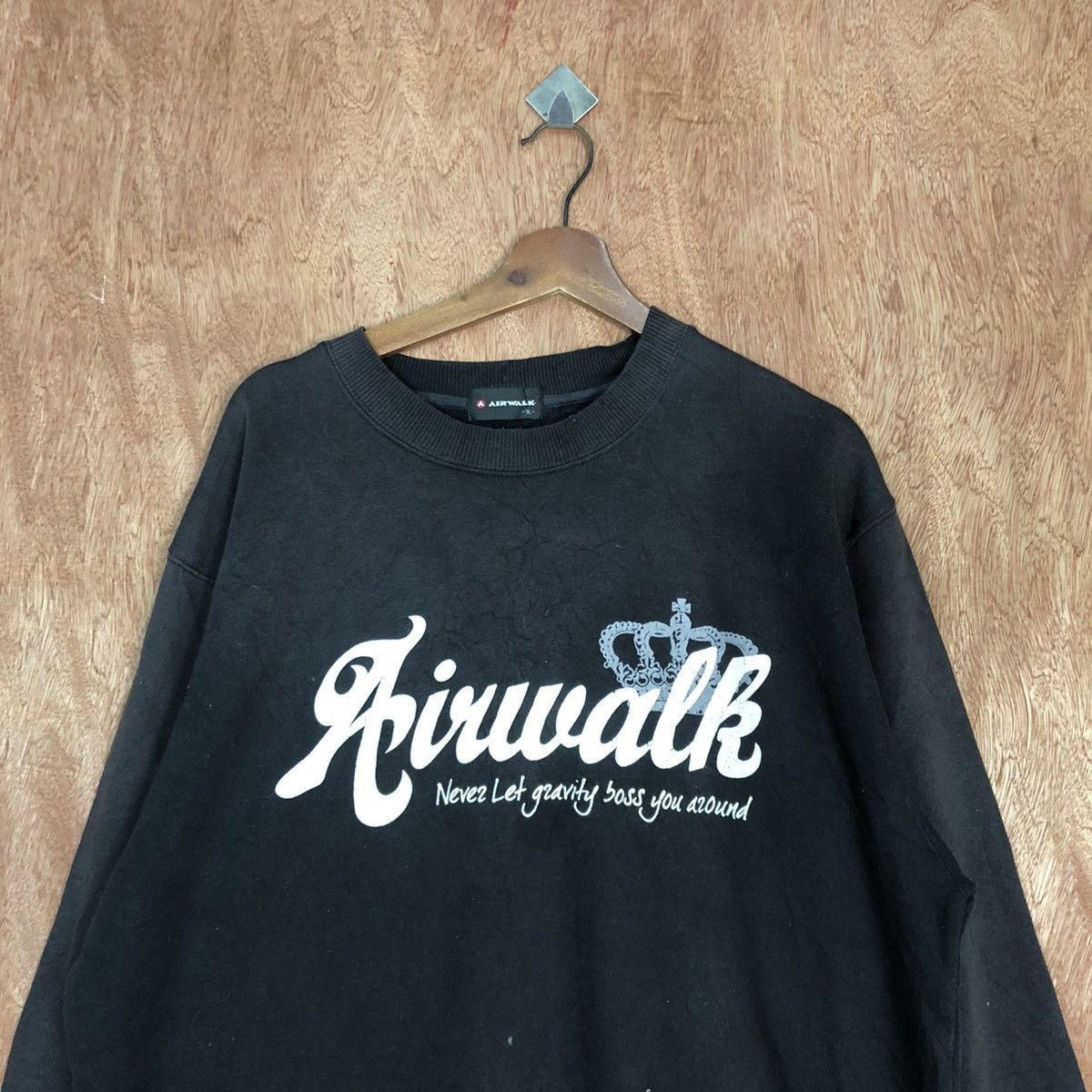 Airwalk Airwalk Black Sweatshirt vintage skater #c866 Size US XL / EU 56 / 4 - 9 Thumbnail