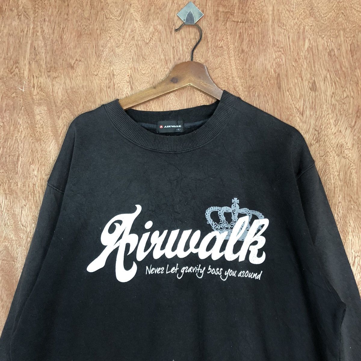Airwalk Airwalk Black Sweatshirt vintage skater #c866 Size US XL / EU 56 / 4 - 2 Thumbnail