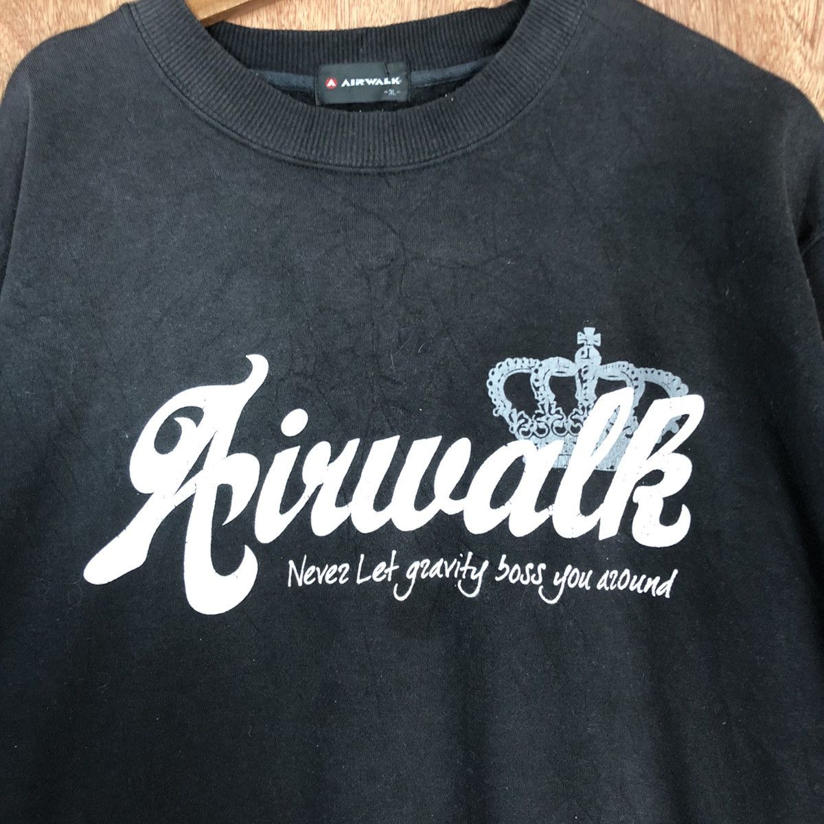 Airwalk Airwalk Black Sweatshirt vintage skater #c866 Size US XL / EU 56 / 4 - 10 Thumbnail