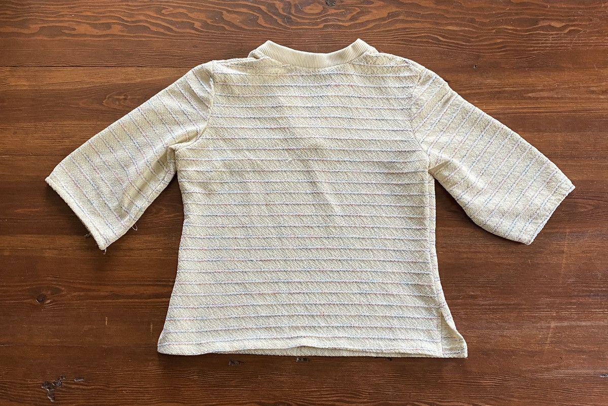 Vintage Vintage 70’s Polyester Knit Women’s V-Neck Shirt Size M / US 6-8 / IT 42-44 - 10 Thumbnail