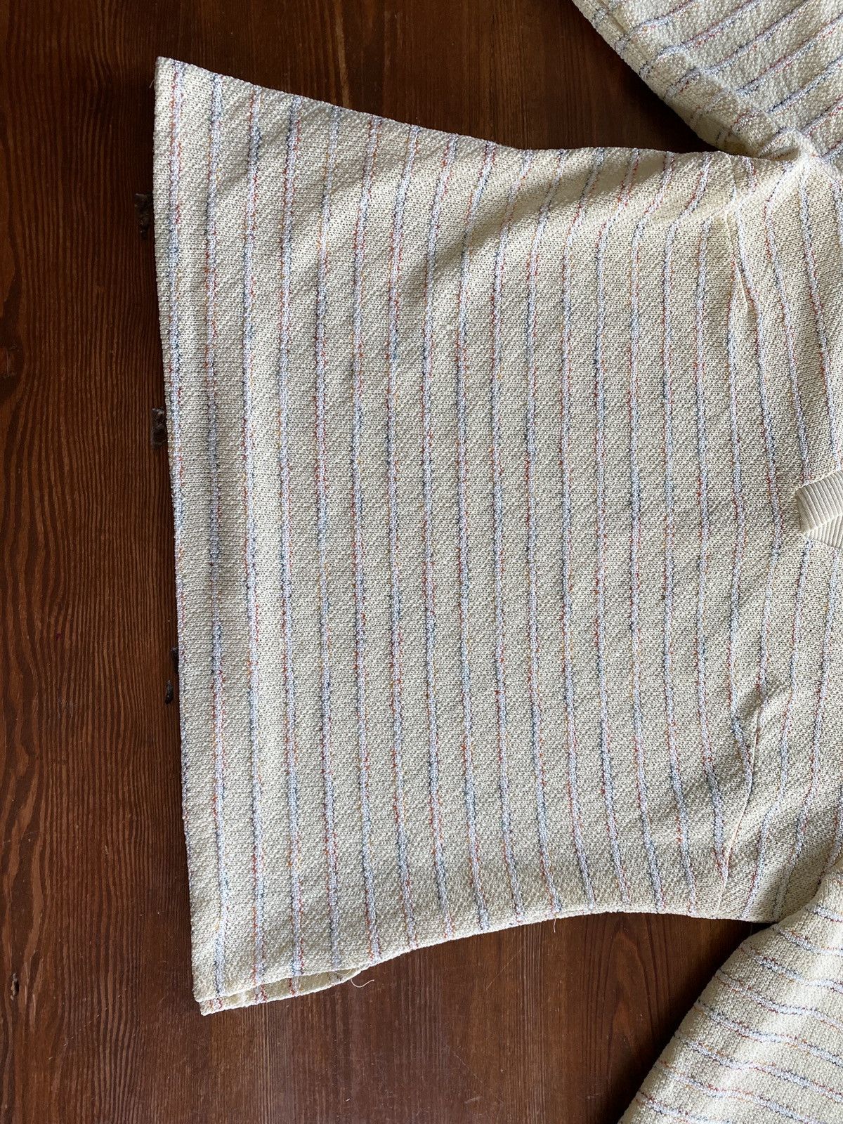 Vintage Vintage 70’s Polyester Knit Women’s V-Neck Shirt Size M / US 6-8 / IT 42-44 - 6 Thumbnail