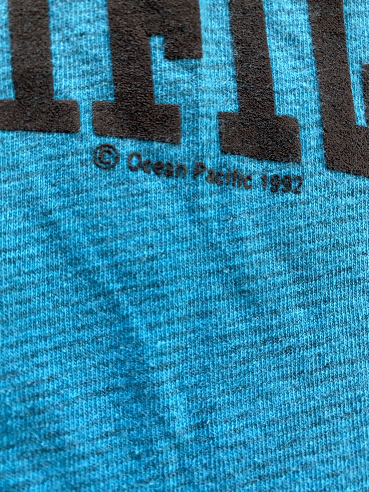 Ocean Pacific × Vintage Vintage ‘92 Ocean Pacific Single Stitch Striped Tee Size US XL / EU 56 / 4 - 6 Thumbnail