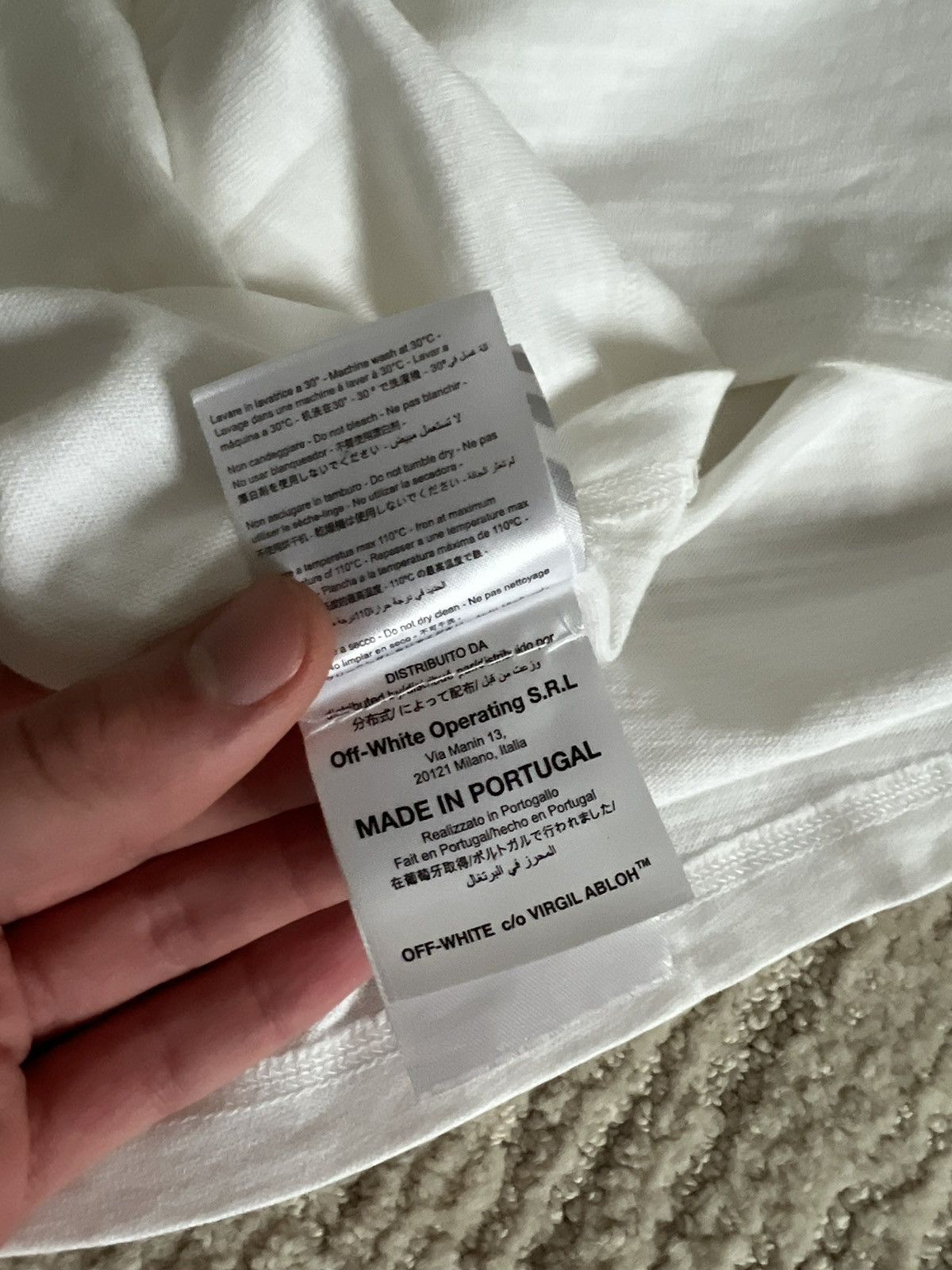 Off-White Off White Mirror Mirror on the Wall Tee Size US S / EU 44-46 / 1 - 10 Thumbnail