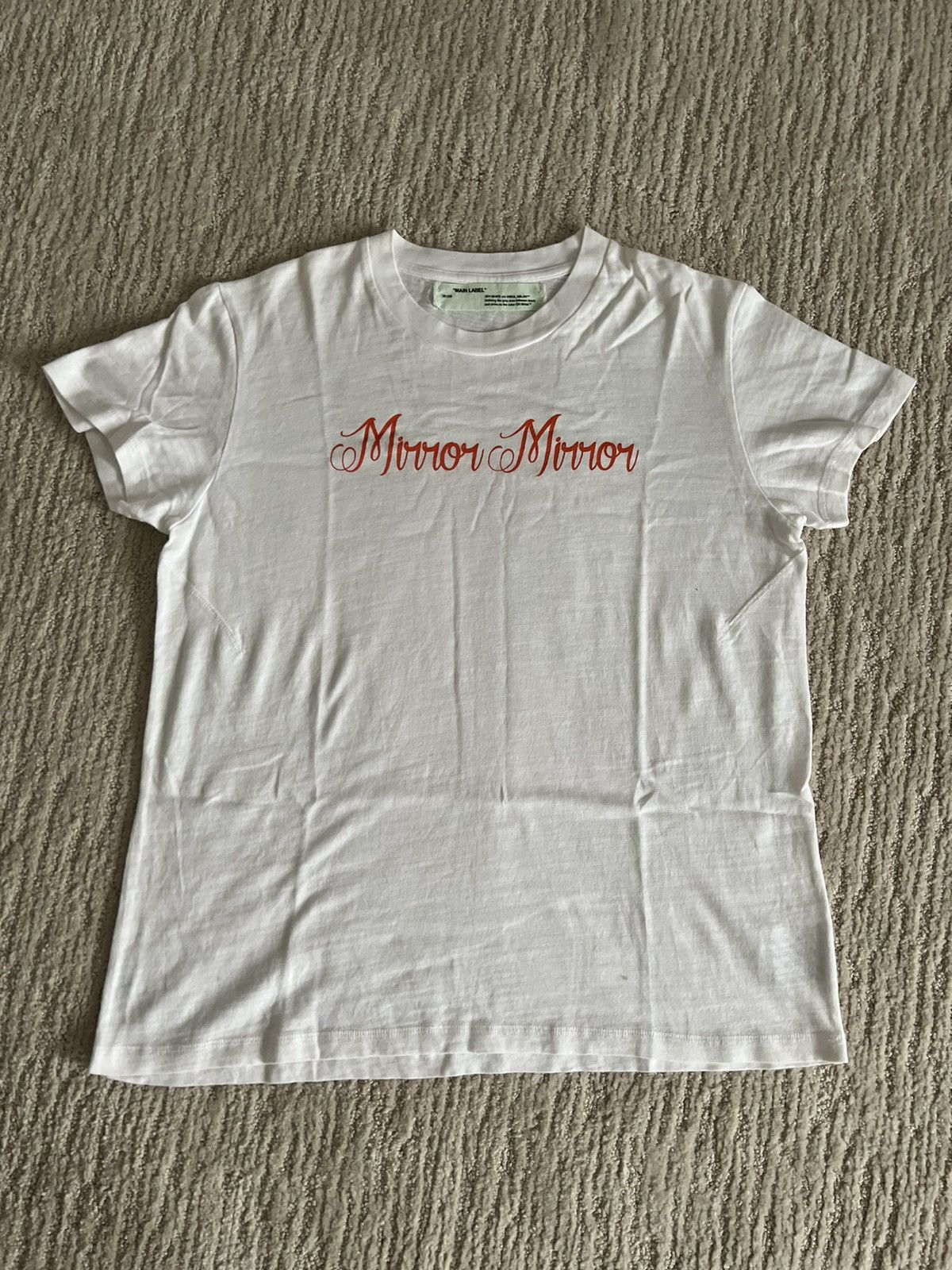 Off-White Off White Mirror Mirror on the Wall Tee Size US S / EU 44-46 / 1 - 3 Thumbnail