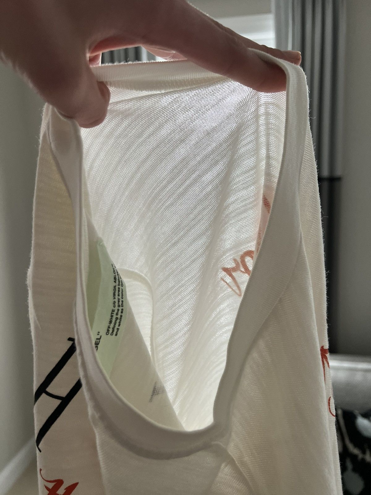 Off-White Off White Mirror Mirror on the Wall Tee Size US S / EU 44-46 / 1 - 6 Thumbnail