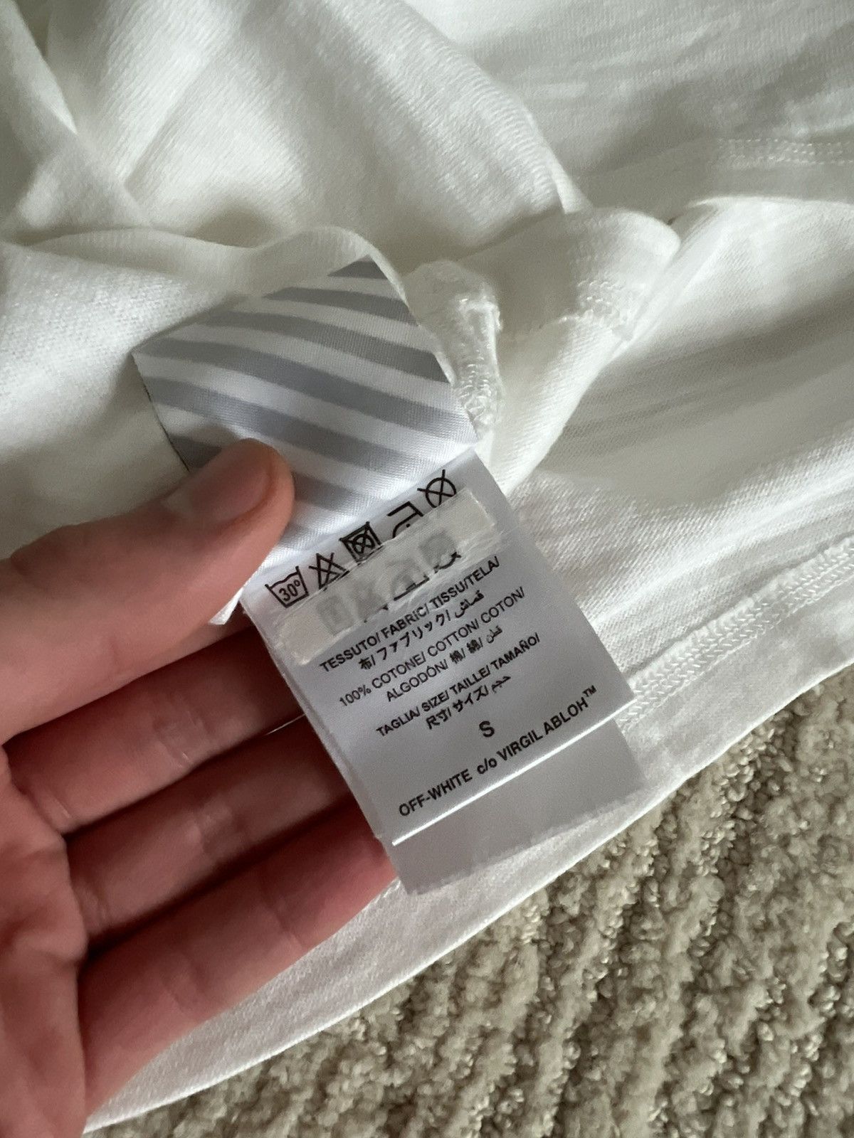 Off-White Off White Mirror Mirror on the Wall Tee Size US S / EU 44-46 / 1 - 9 Thumbnail