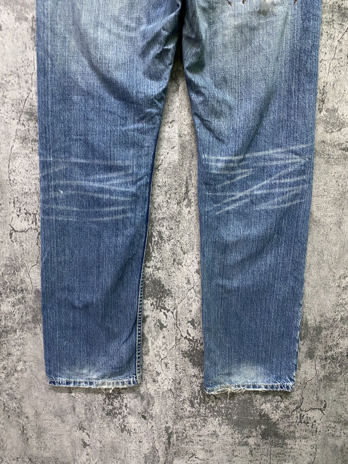 Japanese Brand TAKEO KIKUCHI Embroidered Fishh Japanese Motif Jeans Size US 32 / EU 48 - 17 Thumbnail