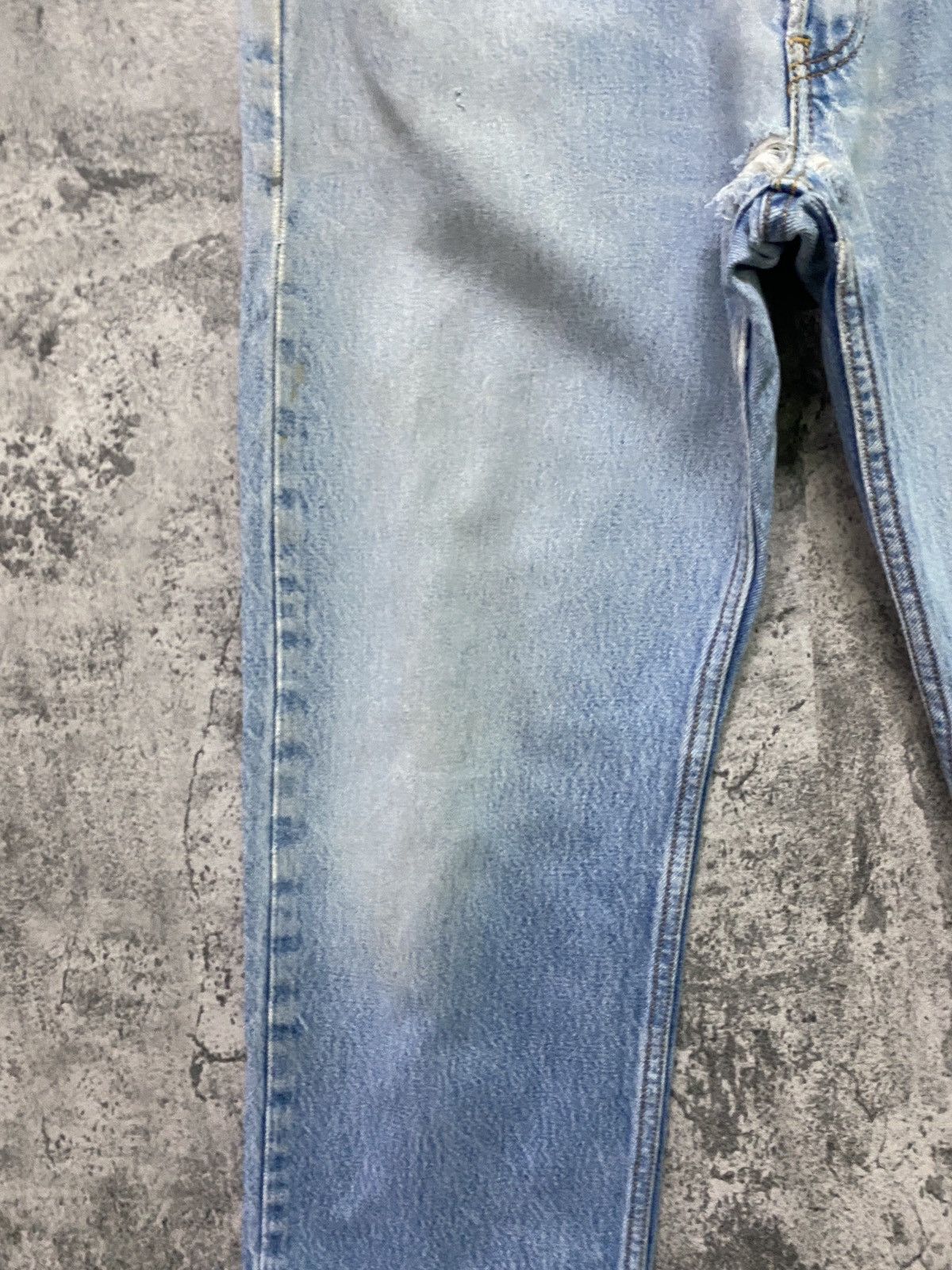 Levi's × Vintage Vintage LEVIS 501 Stone Wash Distressed Jeans- L61 Size US 32 / EU 48 - 8 Thumbnail
