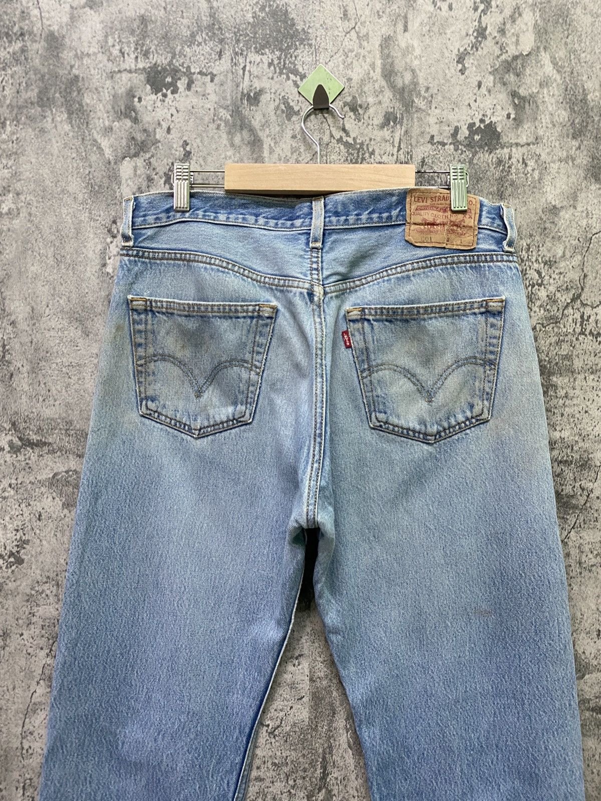 Levi's × Vintage Vintage LEVIS 501 Stone Wash Distressed Jeans- L61 Size US 32 / EU 48 - 13 Thumbnail