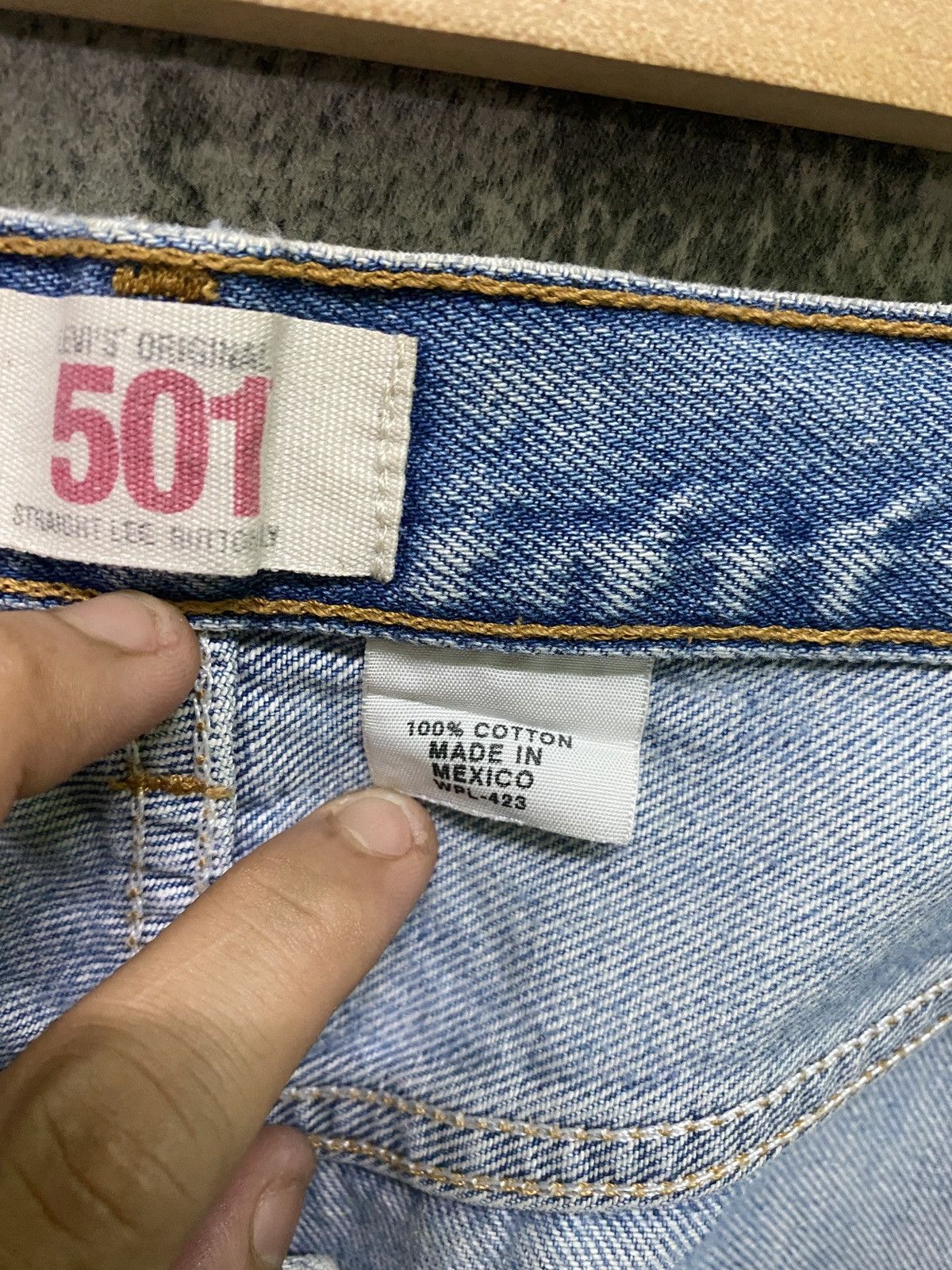 Levi's × Vintage Vintage LEVIS 501 Stone Wash Distressed Jeans- L61 Size US 32 / EU 48 - 24 Thumbnail