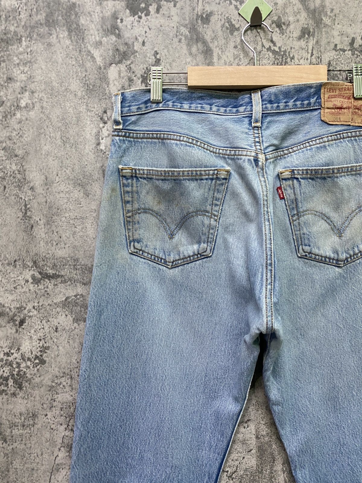 Levi's × Vintage Vintage LEVIS 501 Stone Wash Distressed Jeans- L61 Size US 32 / EU 48 - 14 Thumbnail
