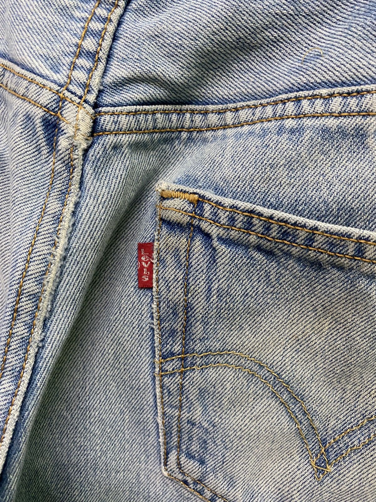 Levi's × Vintage Vintage LEVIS 501 Stone Wash Distressed Jeans- L61 Size US 32 / EU 48 - 22 Thumbnail