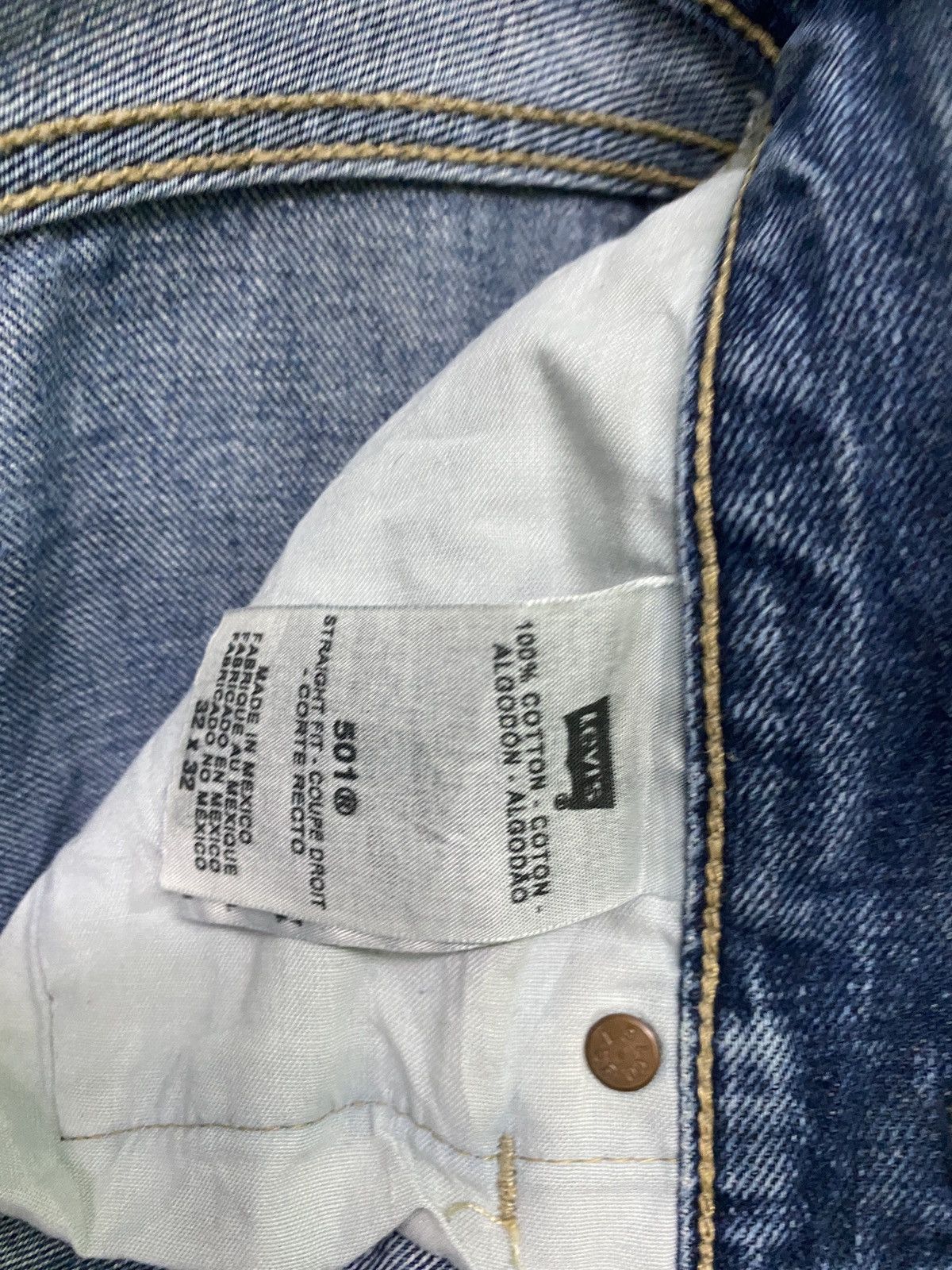 Levi's × Vintage Vintage Levi's 501 Super Distressed Jeans -L62 Size US 32 / EU 48 - 23 Thumbnail