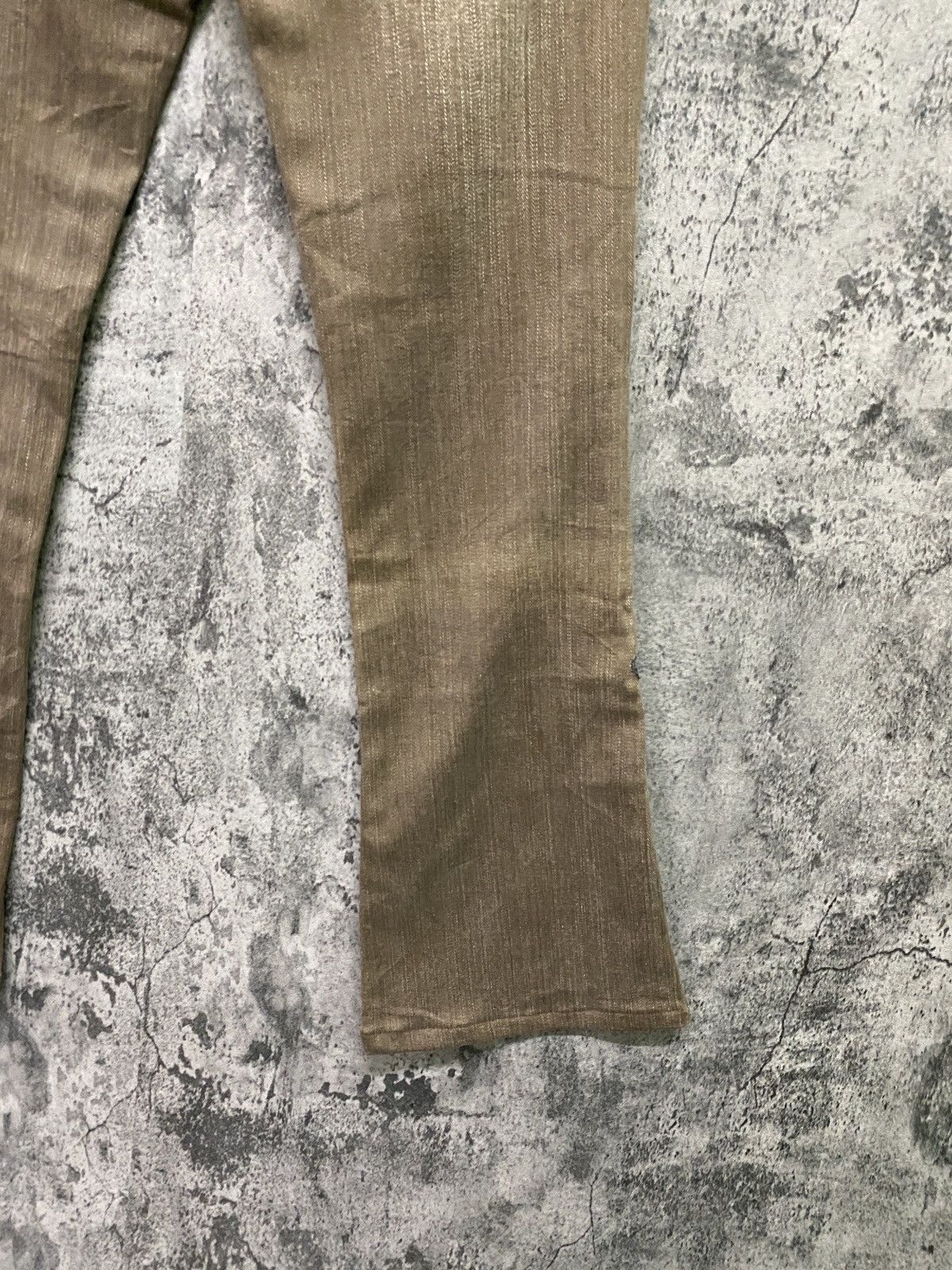 Designer × Japanese Brand Japanese C.O.X COSMO JEANS Flared Patchwork Pants Size US 27 - 13 Thumbnail