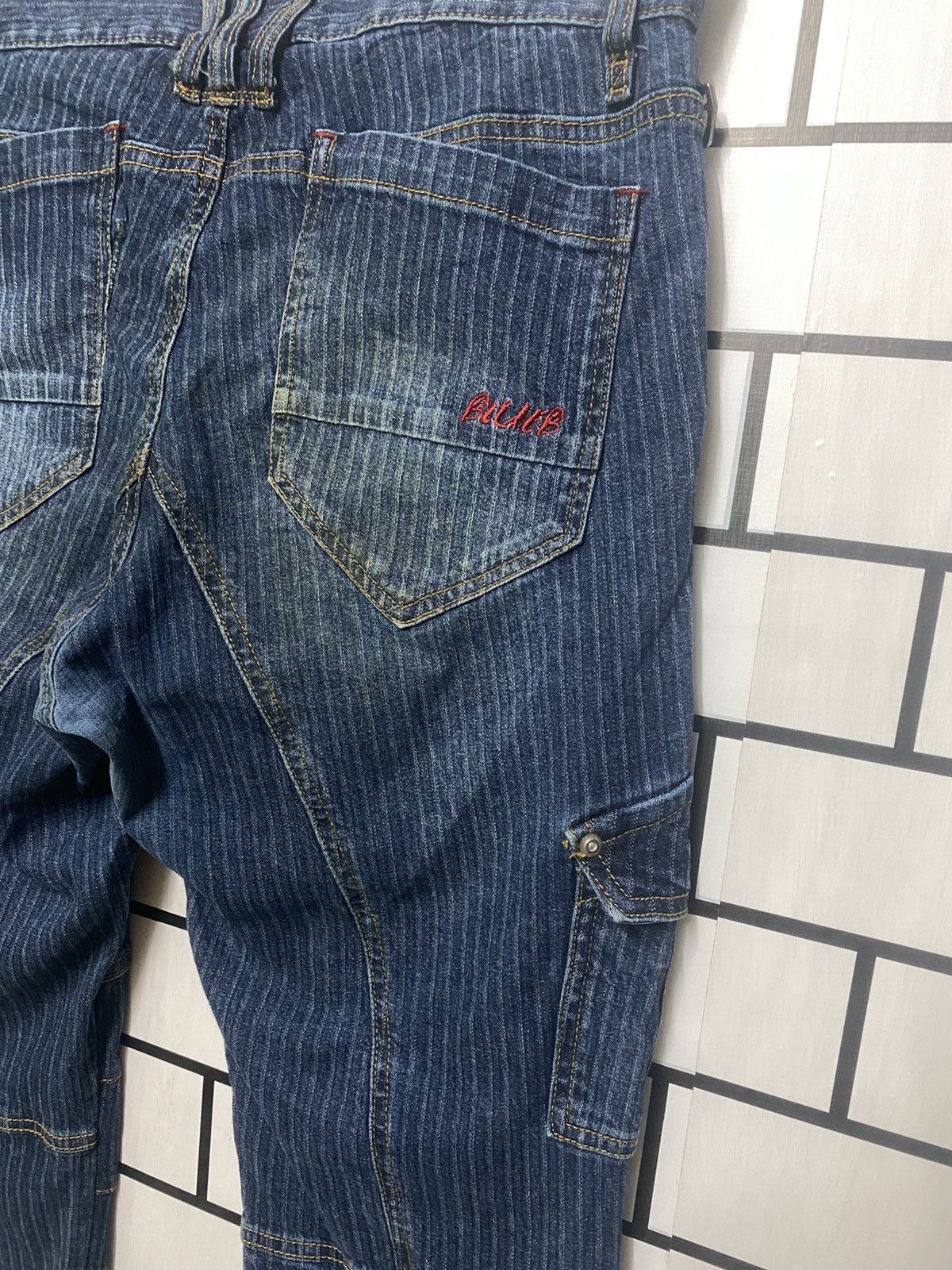 Designer × Japanese Brand Japanese Brand Blue B Cargo Multipocket Denim Size US 32 / EU 48 - 14 Thumbnail