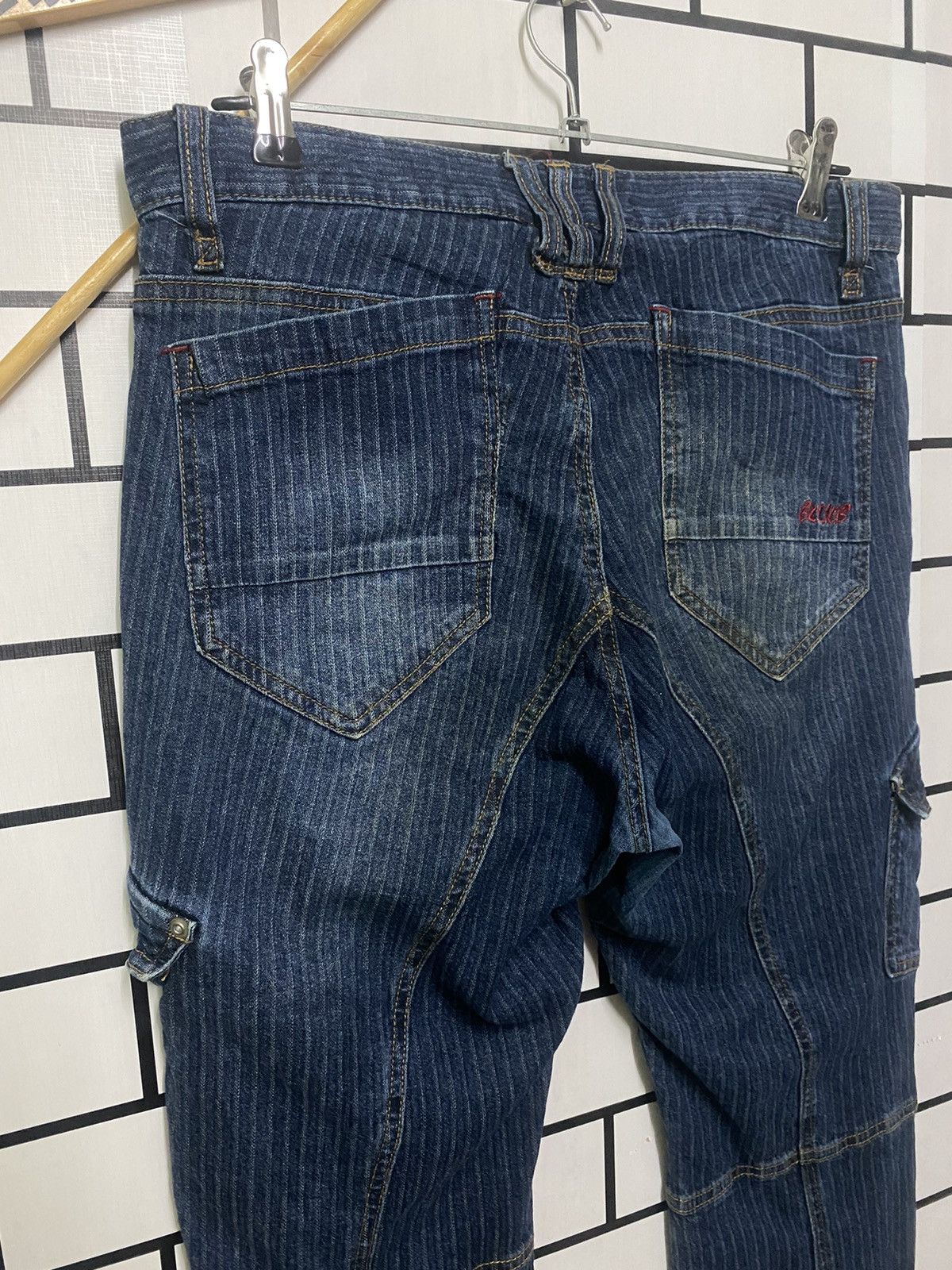 Designer × Japanese Brand Japanese Brand Blue B Cargo Multipocket Denim Size US 32 / EU 48 - 12 Thumbnail