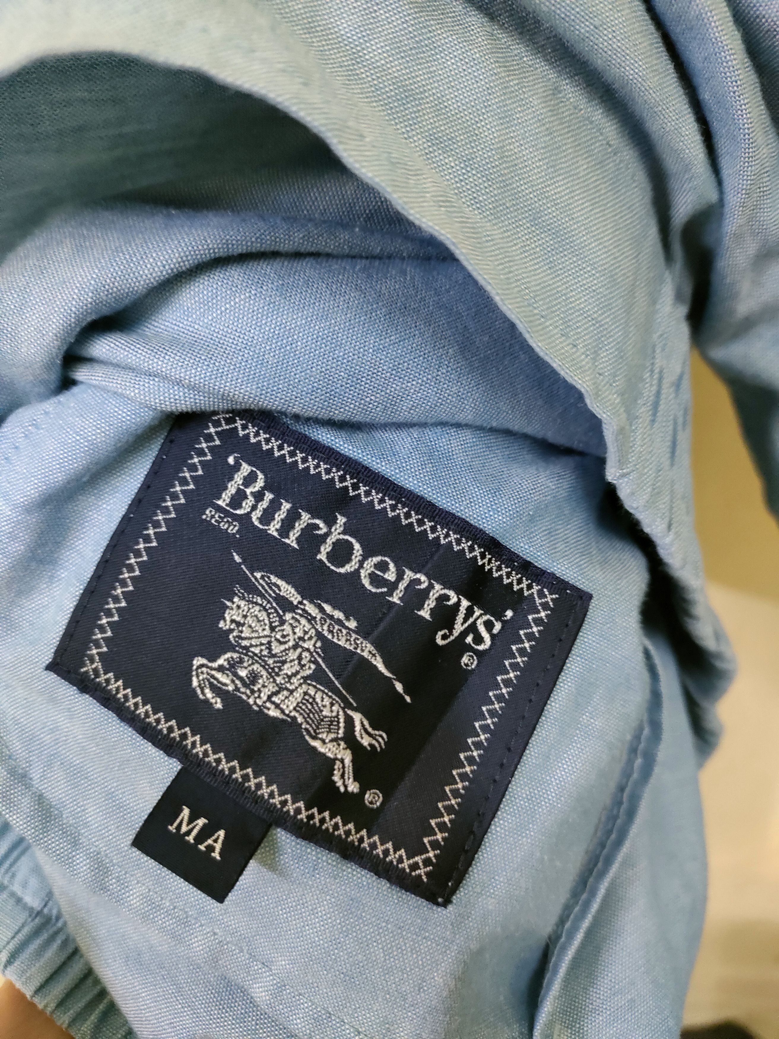 Burberry × Vintage Vintage Burberry's Chambray Jacket Size US M / EU 48-50 / 2 - 5 Thumbnail