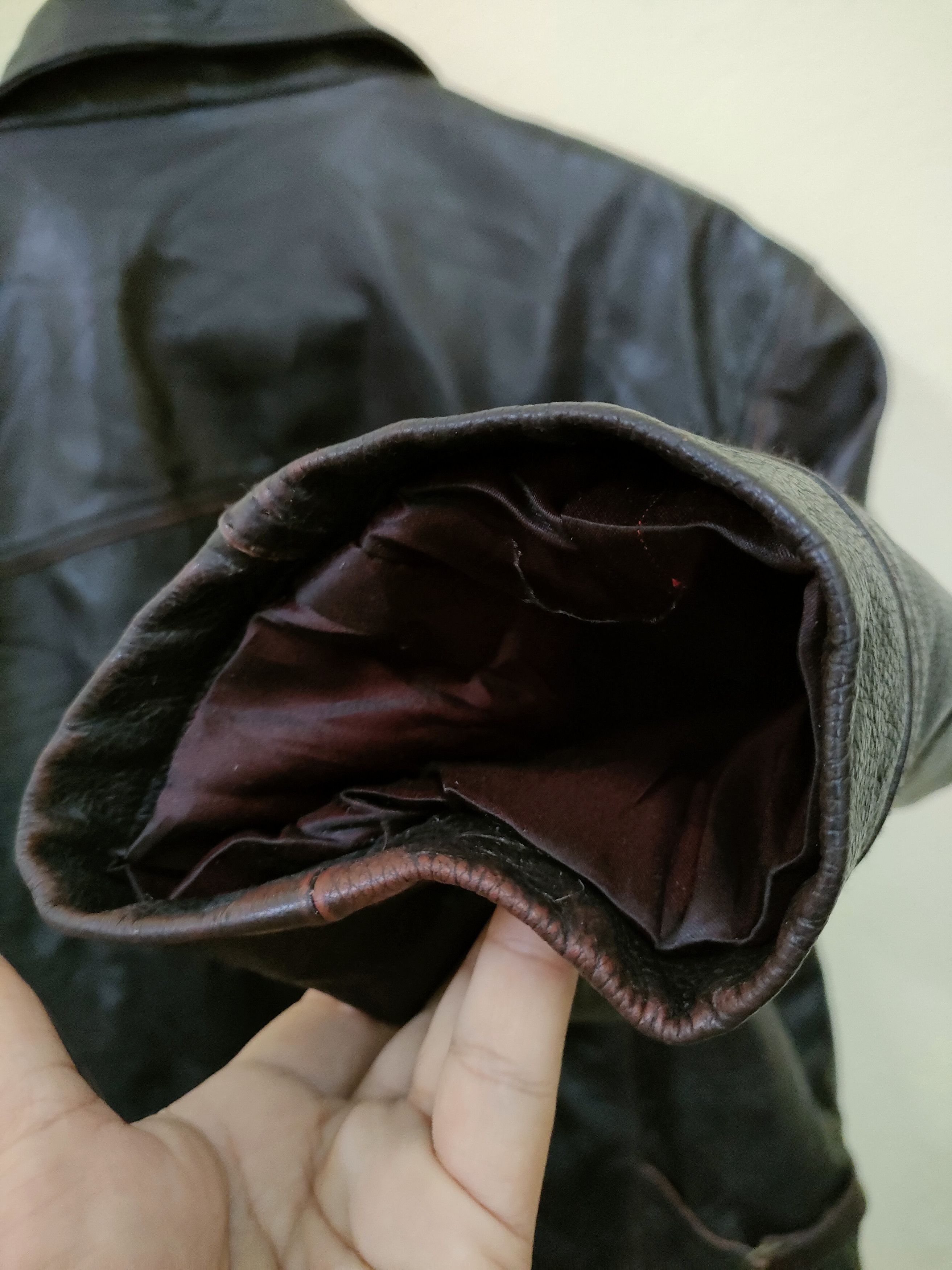 Genuine Leather Orvieto Leather Jacket Size US XL / EU 56 / 4 - 2 Thumbnail