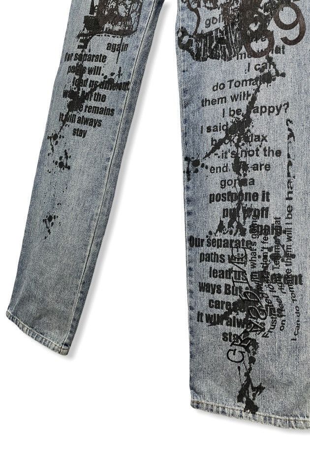 In The Attic FYE🔥IN THE ATTIC Seditionaries Punk Rock Poem Denim Pants Size US 30 / EU 46 - 5 Thumbnail